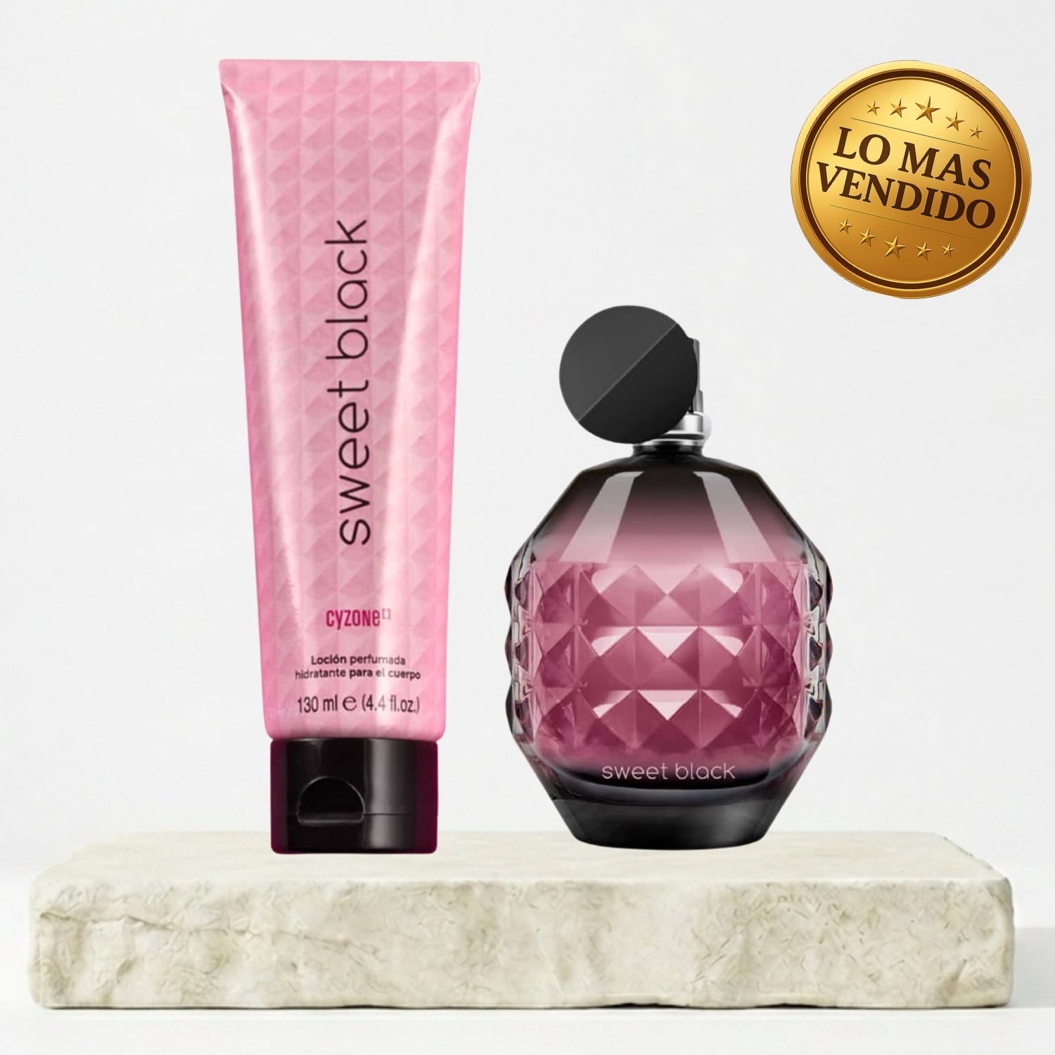 SWEET BLACK EAU DE TOILETTE+ LOCION PERFUMADA - 1