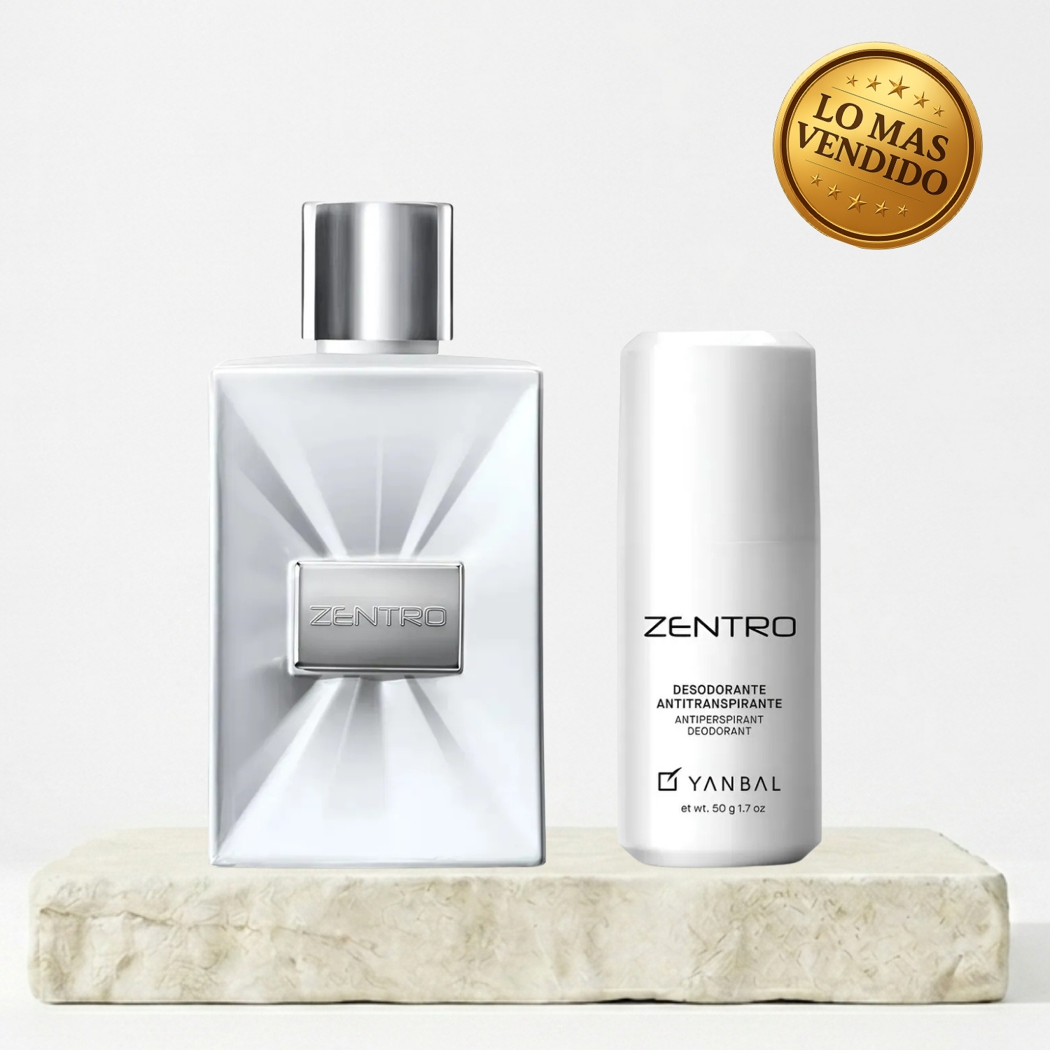 ZENTRO PERFUME MASCULINO + DESODORANTE ROLL ON - 1