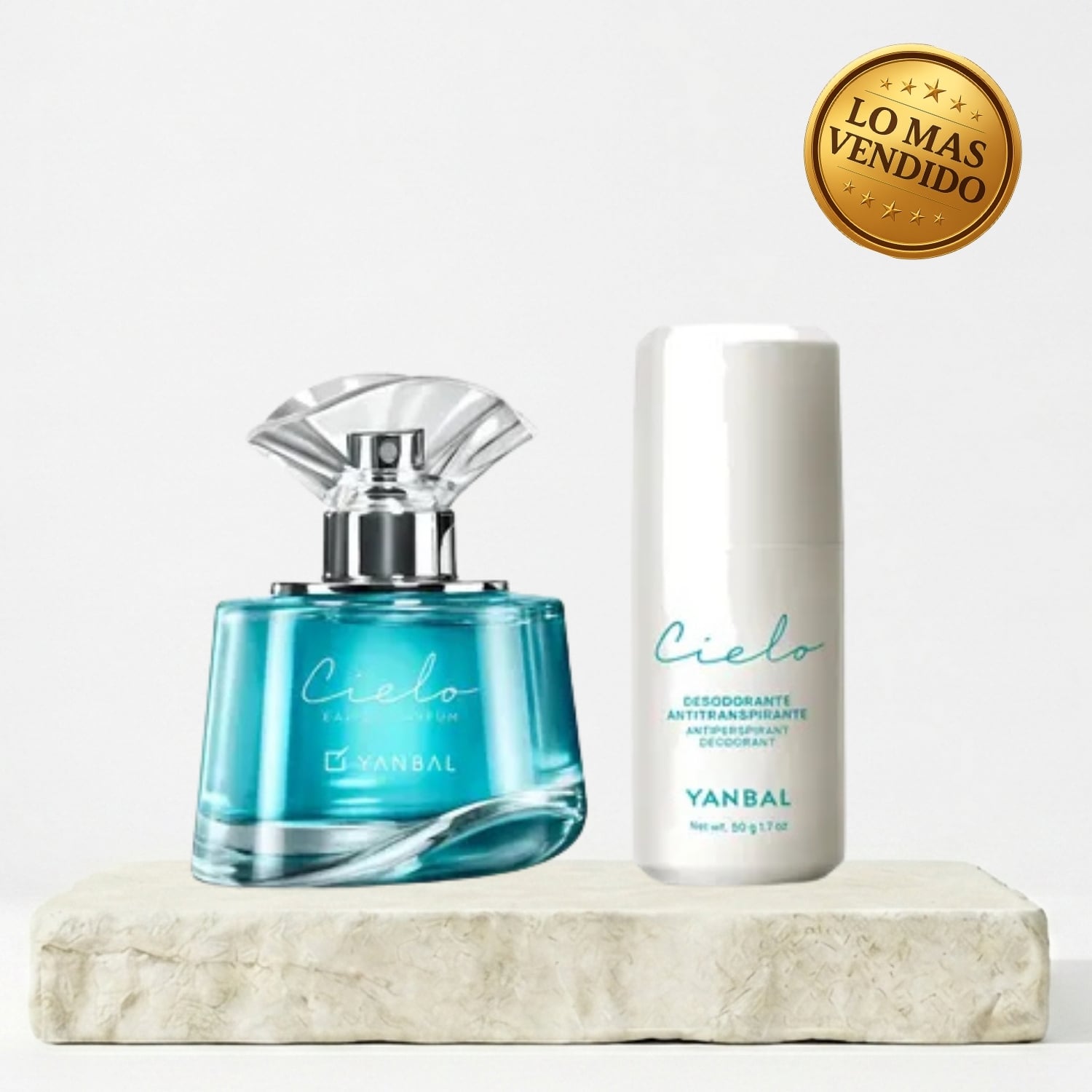 CIELO PERFUME FEMENINO + DESODORANTE ROLL ON - 1