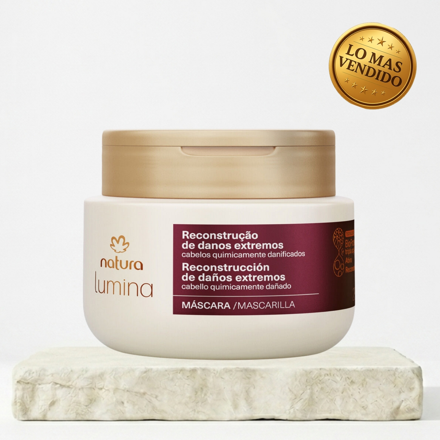 MASCARILLA DE CABELLO LUMINA RECONSTRUCCION DE DAÑOS EXTREMOS 250 ML - 1