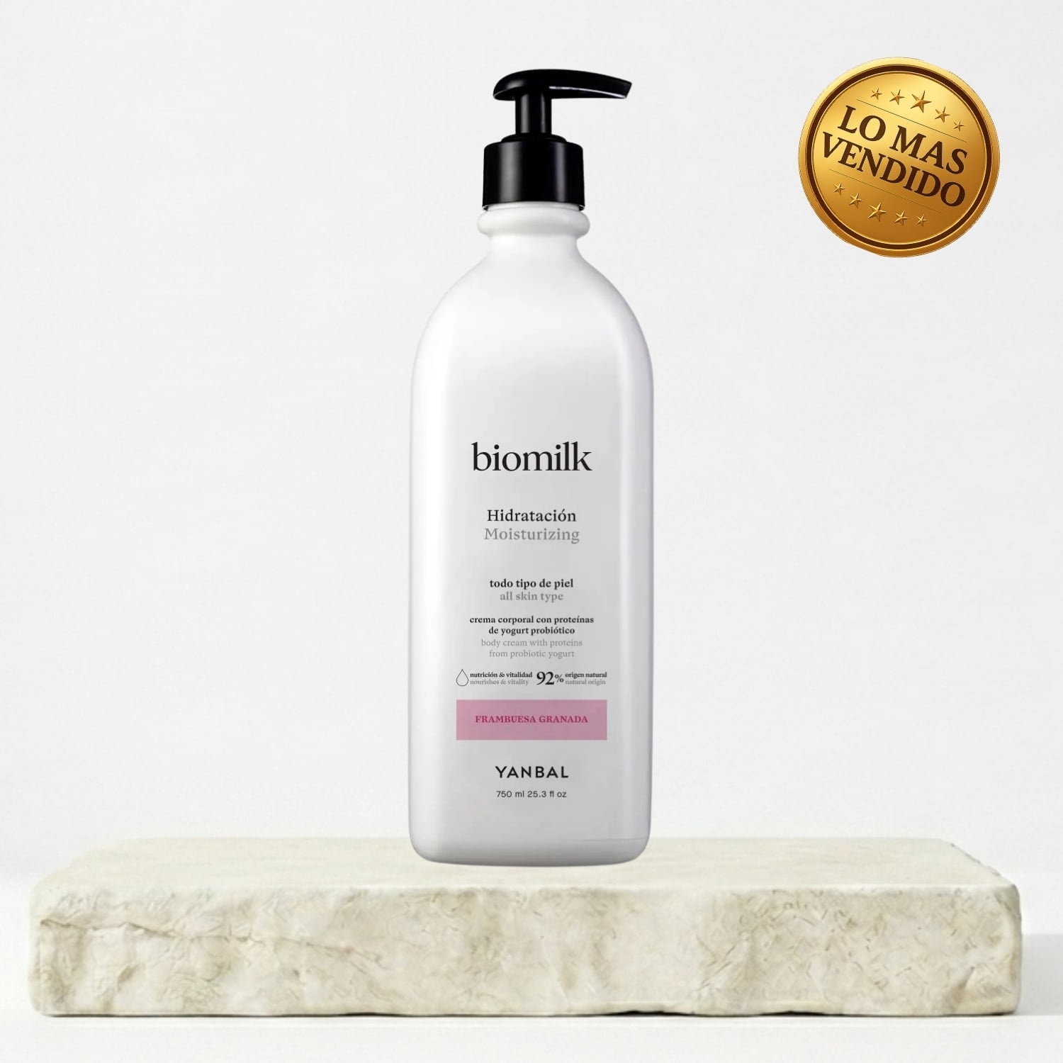 CREMA CORPORAL BIOMILK FRAMBUESA GRANADA 750 ML - 1