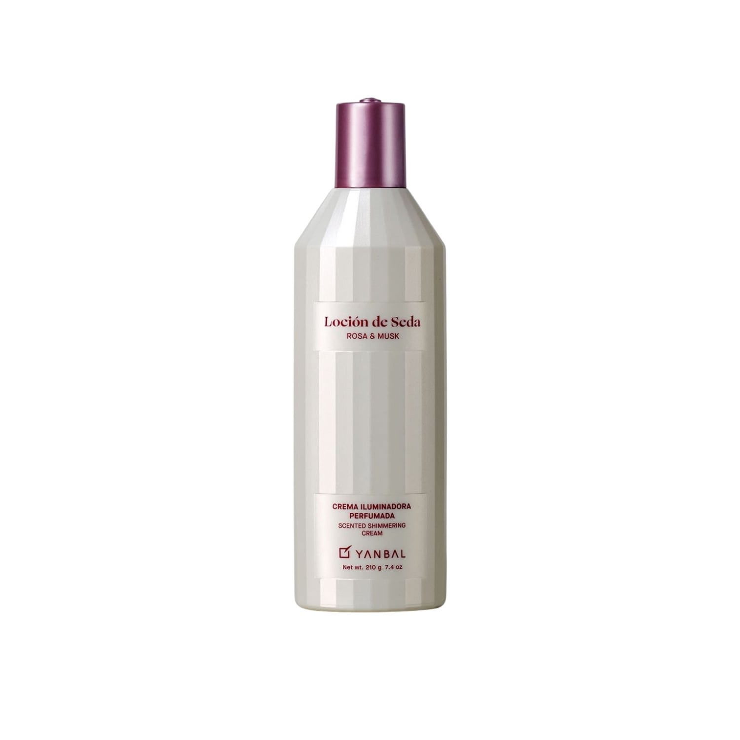 LOCION DE SEDA ROSA Y MUSK CREMA PERFUMADA 210 GR - 1