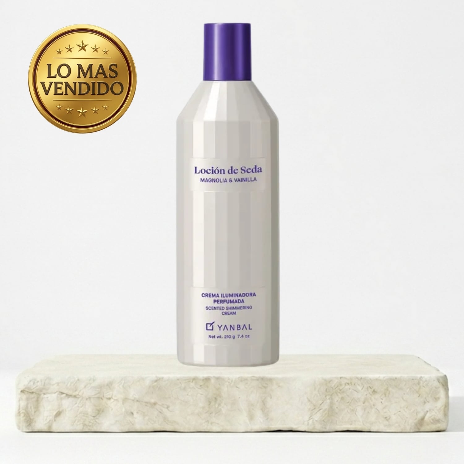 LOCION DE SEDA MAGNOLIA Y VAINILLA CREMA PERFUMADA 210 GR - 1