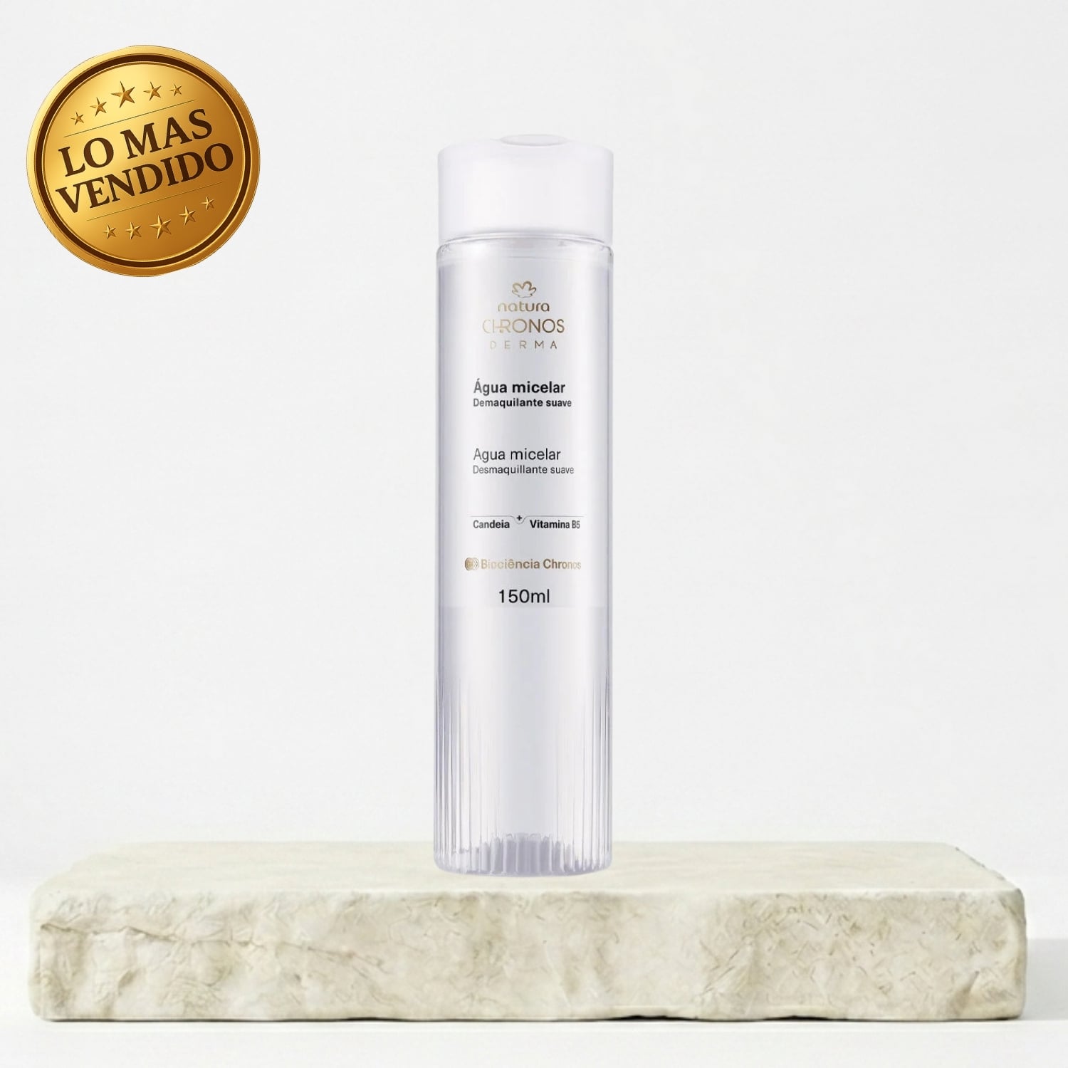 AGUA MICELAR DESMAQUILLANTE SUAVE CHRONOS 150 ML - 1