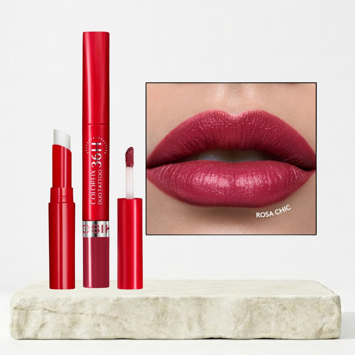 LABIAL COLORFIX DUO TATTOO ROSA CHIC - 1