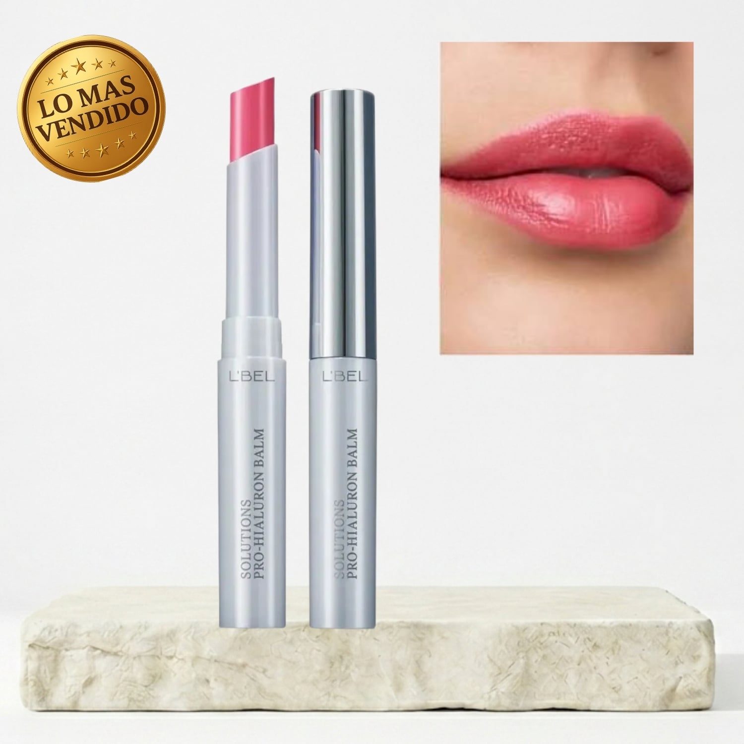 BALSAMO LABIAL SOLUTIONS PRO HIALURON CORAL UNIVERSEL - 1