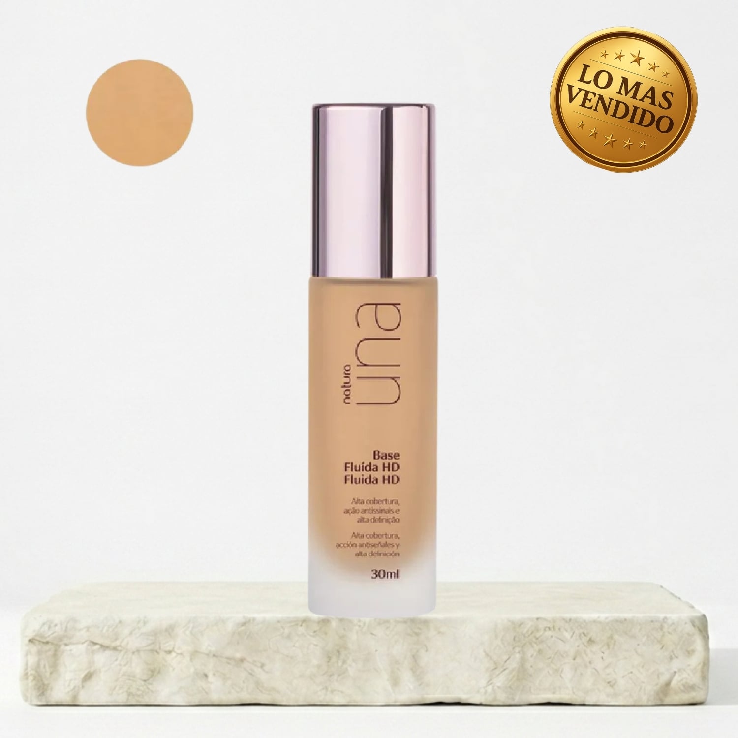 BASE LIQUIDA HD UNA 30 ML  TONO 15Q 15C - 1