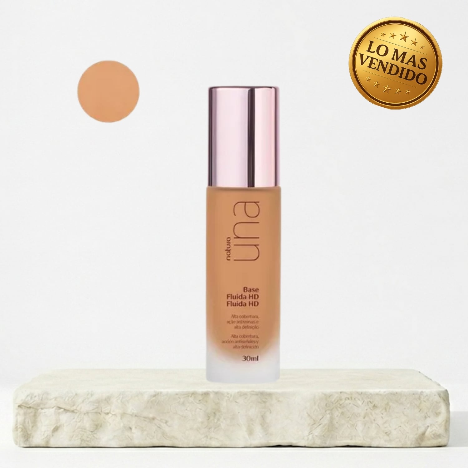 BASE LIQUIDA FLUIDA HD UNA - 30 ML TONO 23F - 1