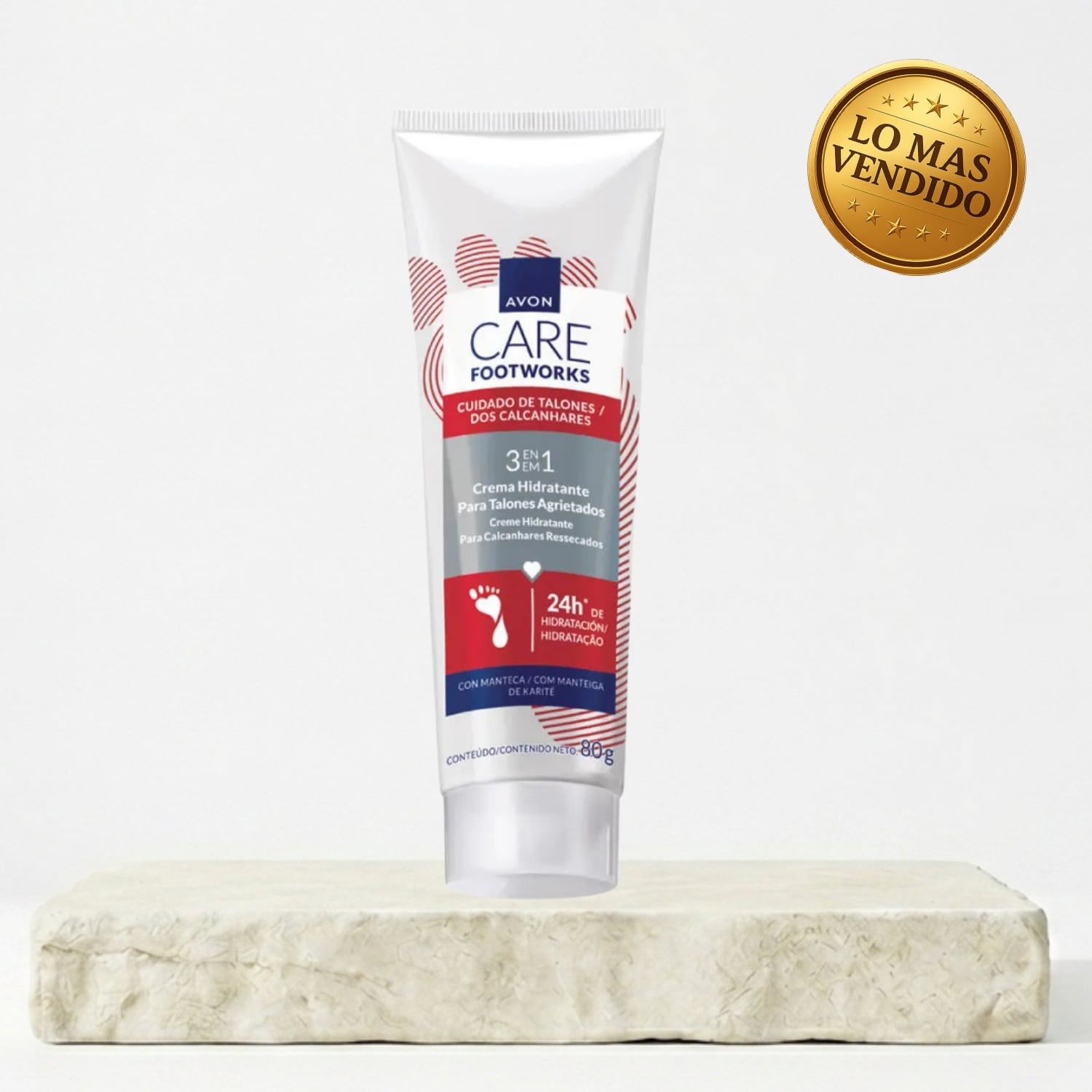 CREMA HIDRATANTE PARA TALONES AGRIETADOS FOOTWORKS 80 GR - 1