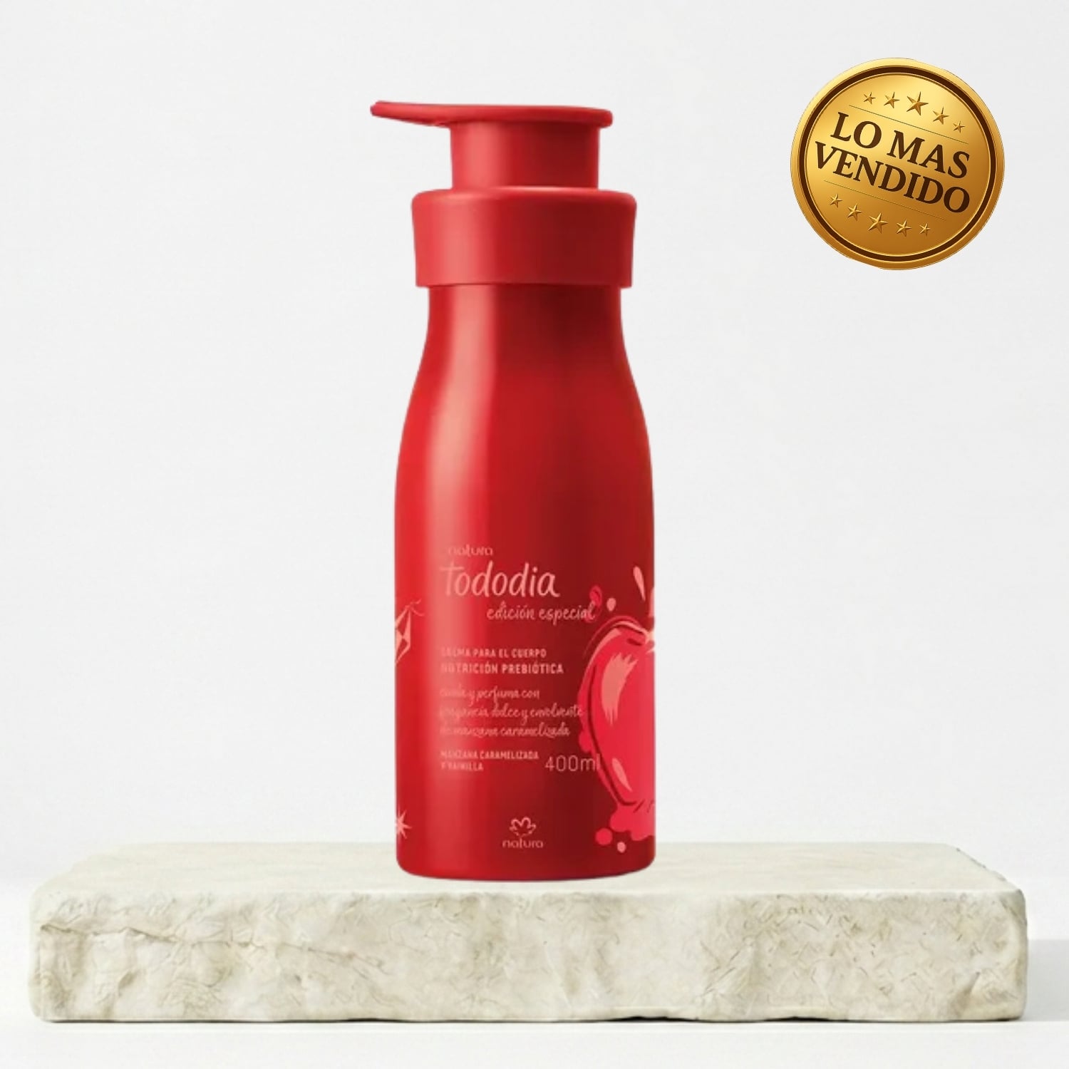 CREMA TODODIA MANZANA CARAMELIZADA Y VAINILLA 400 ML - 1