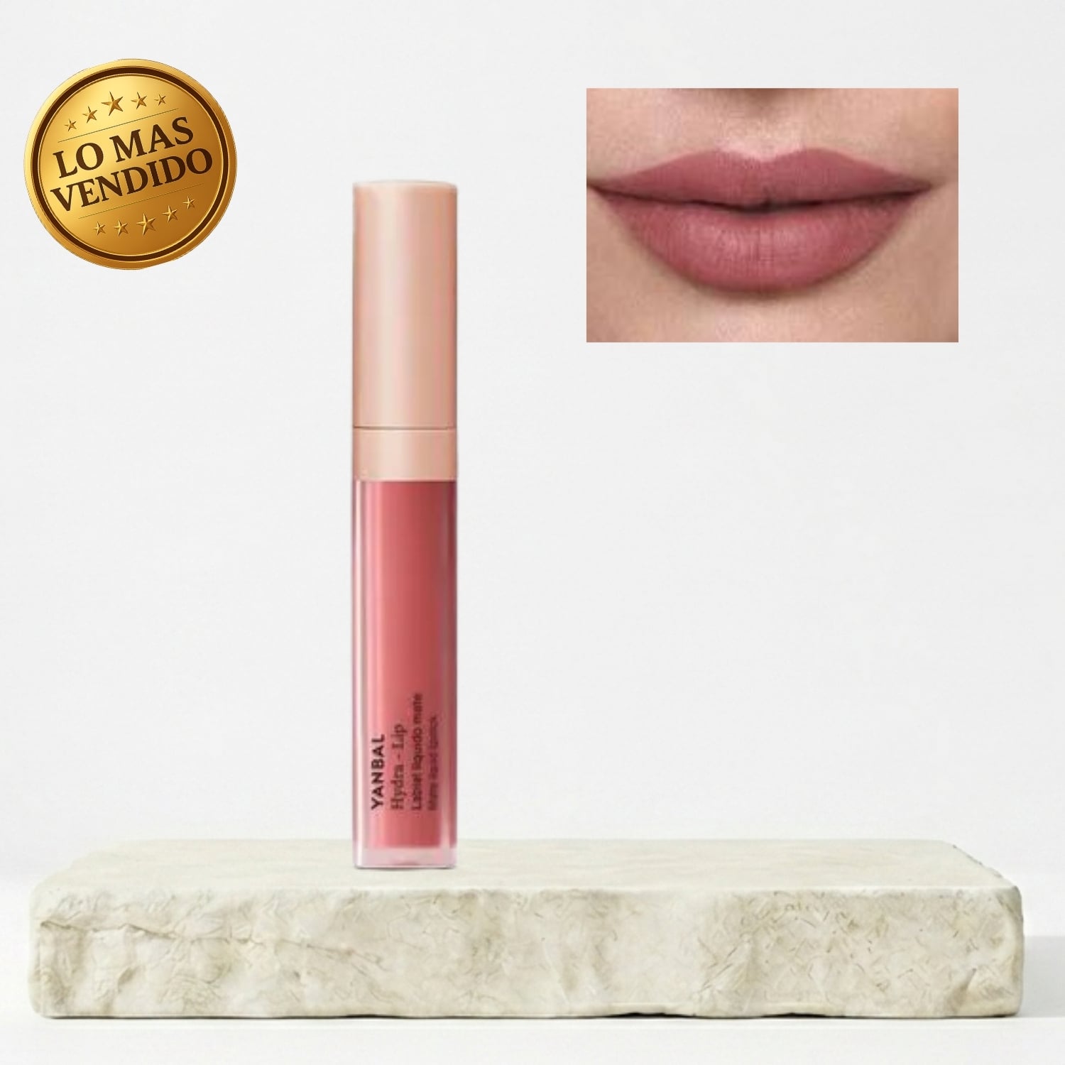HYDRA LIP LABIAL LIQUIDO MATE CARAMEL NUDE - 1