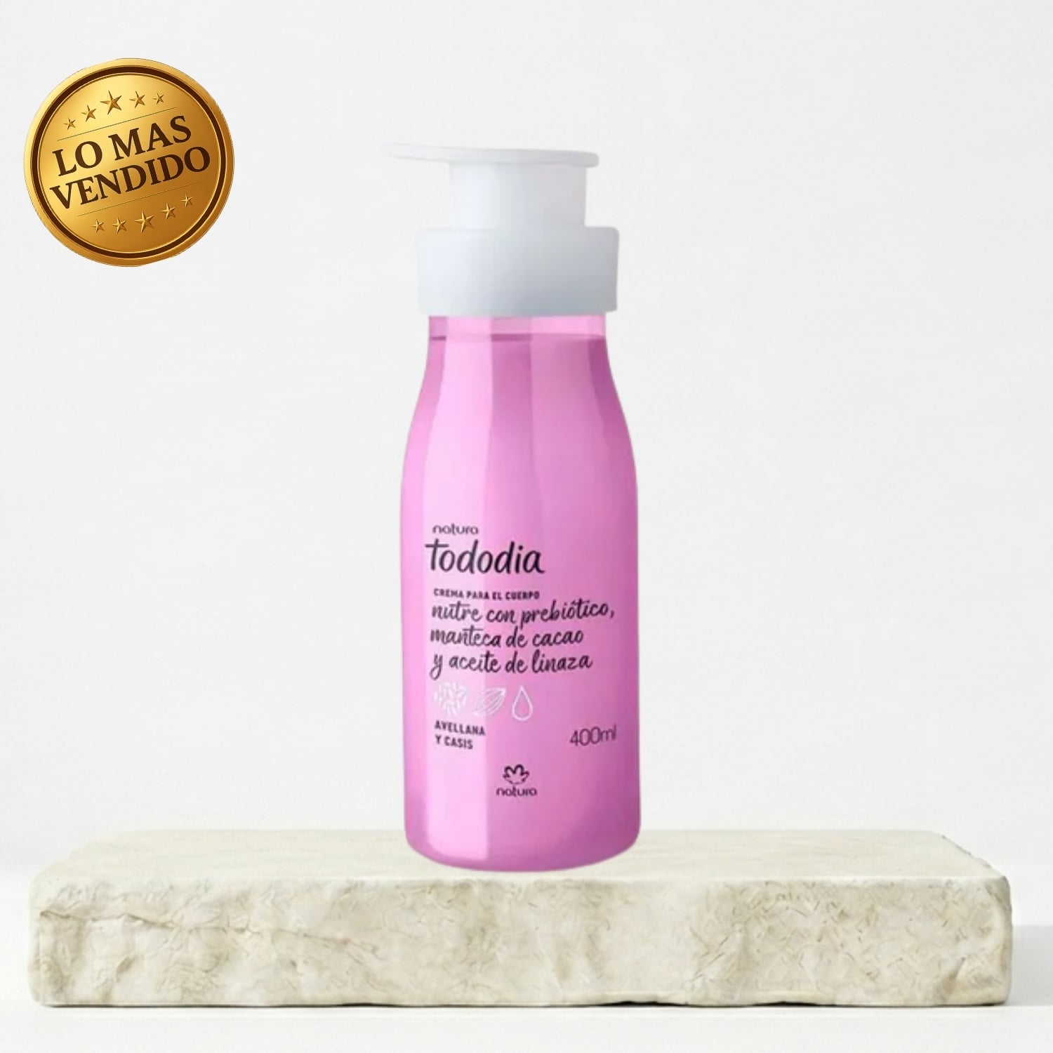 CREMA PARA CUERPO  TODODIA AVELLANA Y CASIS 400 ML - 1