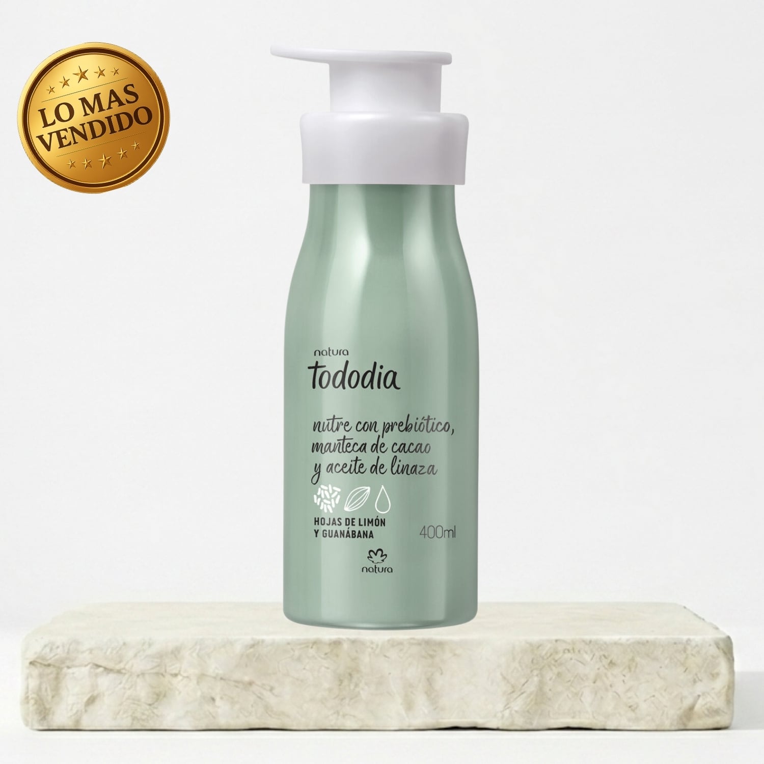 CREMA PARA CUERPO TODODIA HOJAS DE LIMON Y GUANABANA 400 ML - 1