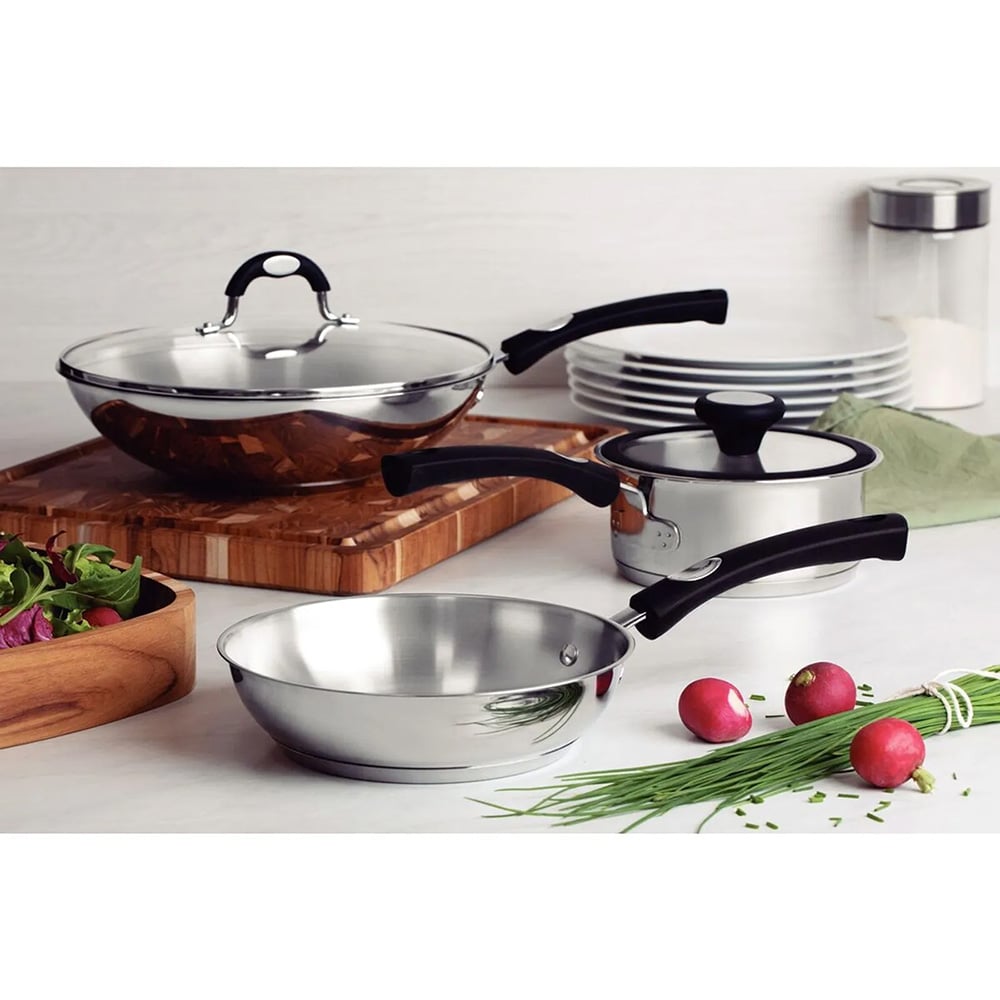 SARTÉN TRAMONTINA ACERO INOXIDABLE 24 CM SOLAR SILICONE 62135/240 - 6