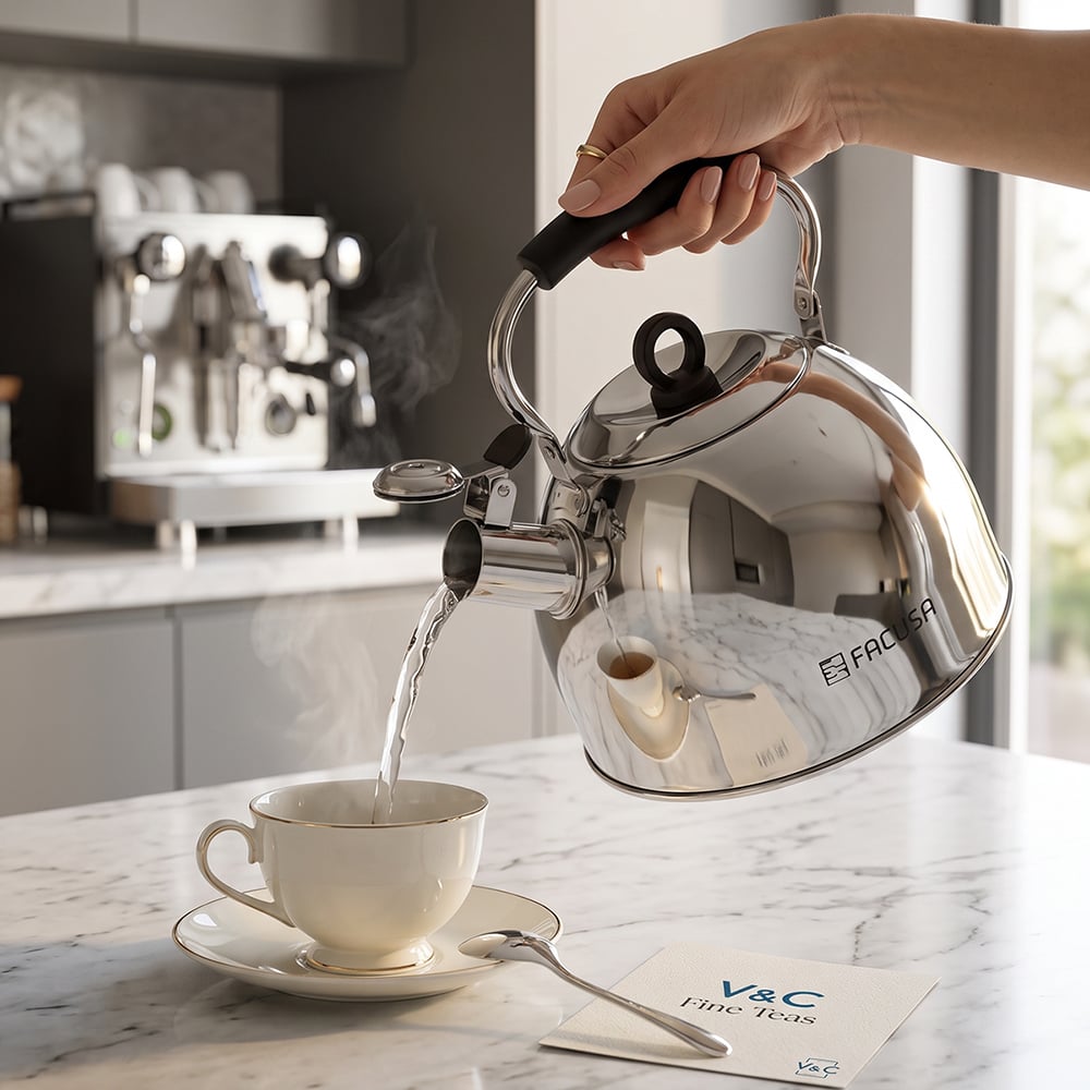TETERA 2.5 L FACUSA ACERO INOXIDABLE SILBADORA VITTORIA - 3