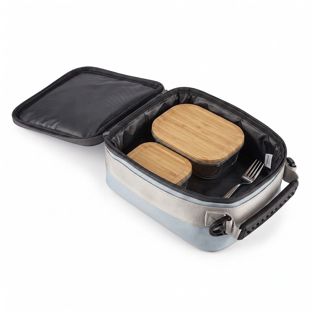 LONCHERA THERMOS COOLER ICON UPRIGHT CELESTE - 2