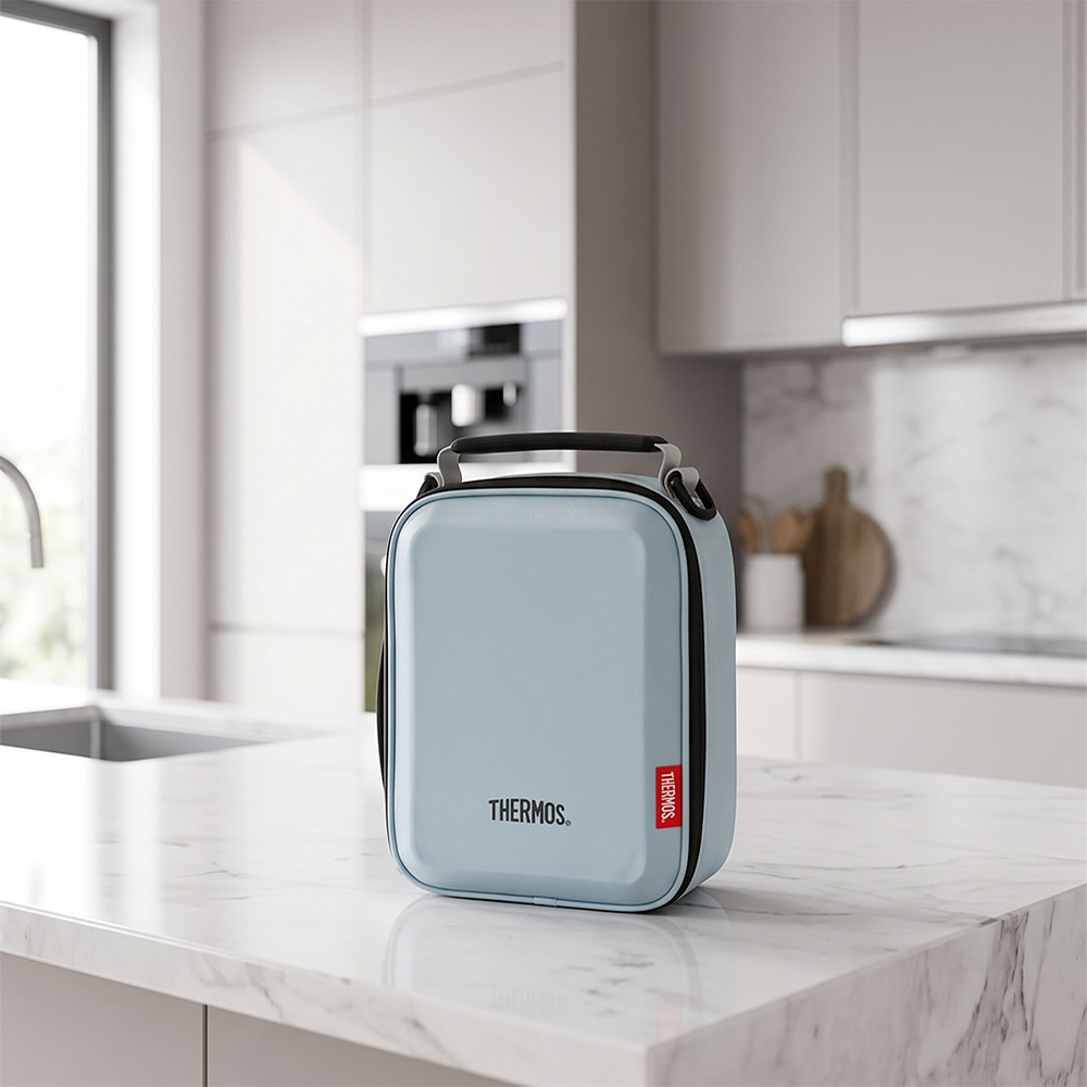 LONCHERA THERMOS COOLER ICON UPRIGHT CELESTE - 9