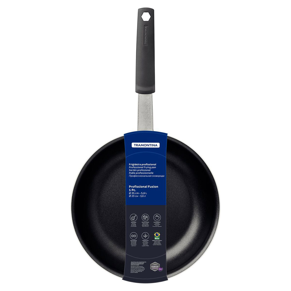 SARTEN TRAMONTINA 25 CM ANTIADHERENTE PROFESIONAL FUSION - 2