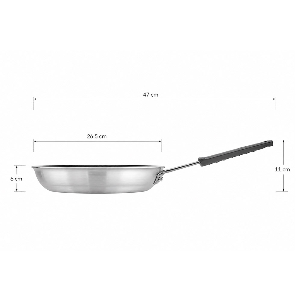 SARTEN TRAMONTINA 25 CM ANTIADHERENTE PROFESIONAL FUSION - 3