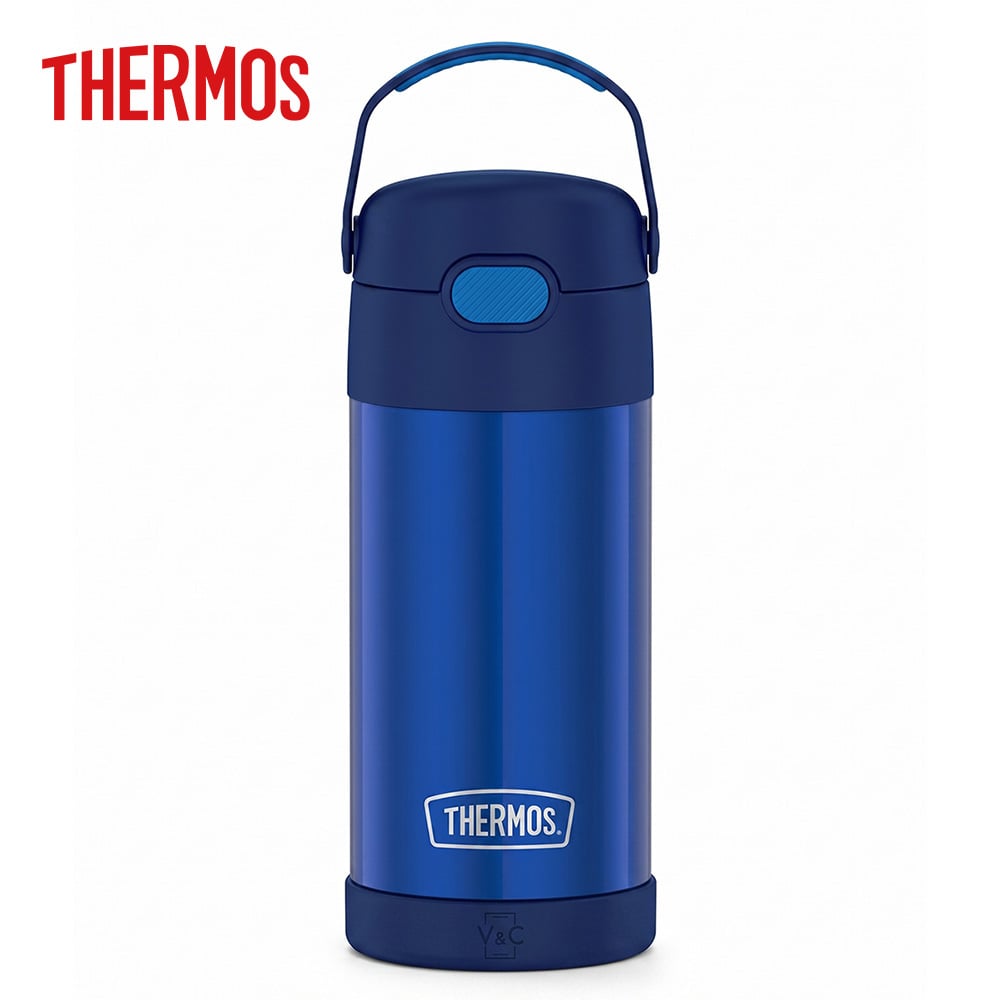 TOMATODO TÉRMICO THERMOS FUNTAINER PARA NIÑOS 355 ML AZUL - 1