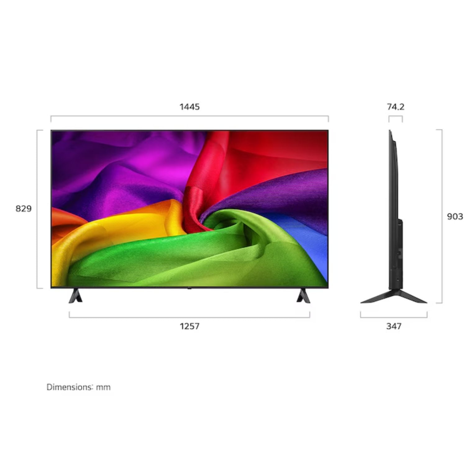TELEVISOR LED 65 PULGADAS 4K ULTRA HD WEBOS 65NU800BPSB - 2