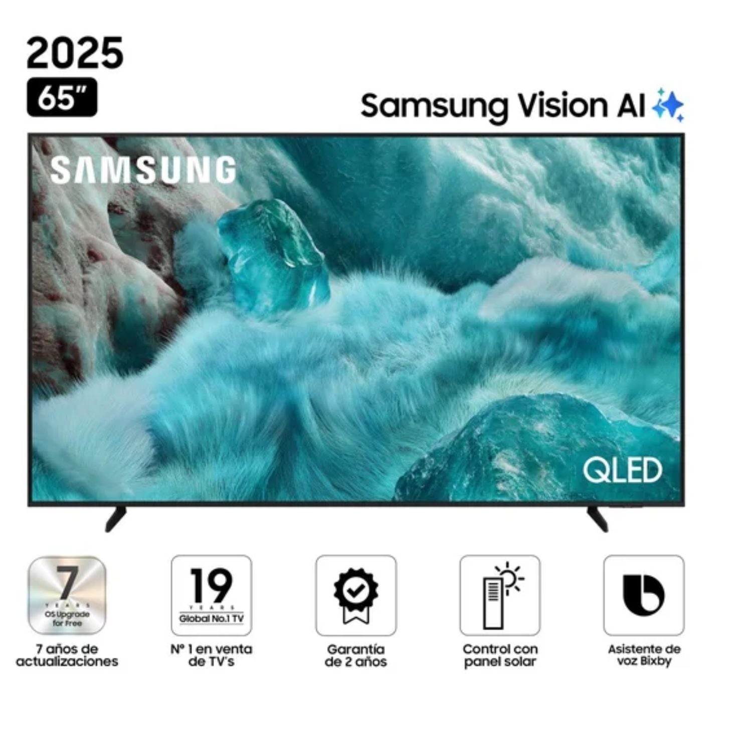 Televisor Smart QLED 65 pulgadas Samsung QN65Q7FAAGXPE - 1