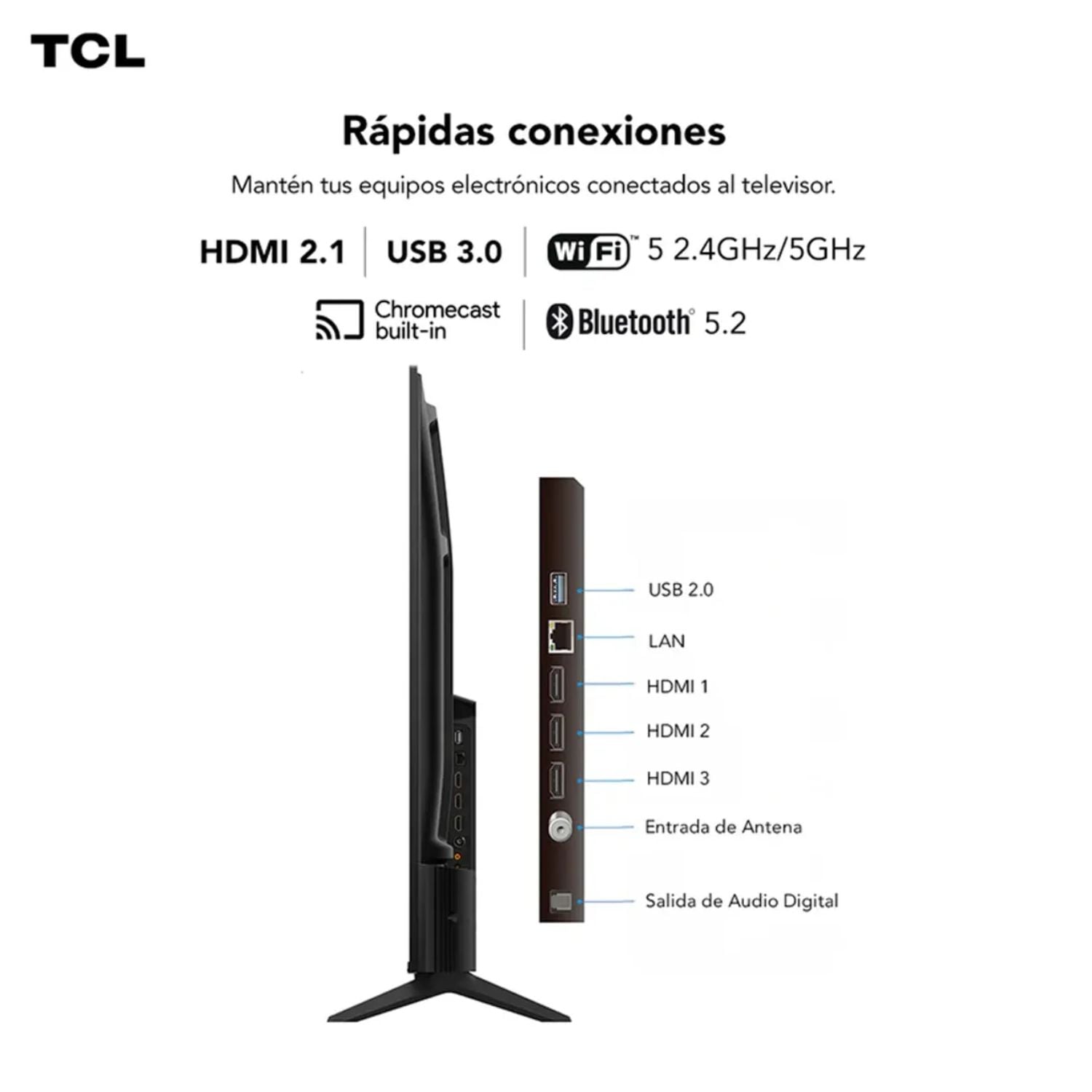 TELEVISOR TCL 50 UHD 4K 50V6C GOOGLE TV - 2