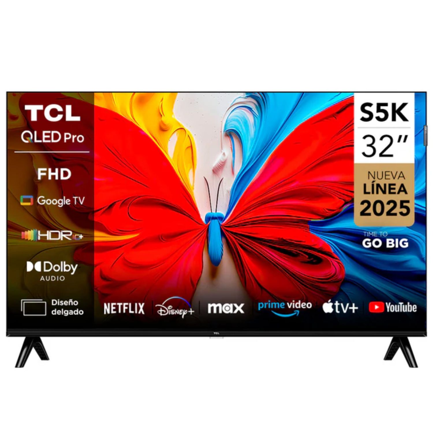 TELEVISOR TCL 32 QLED FULL HD SMART TV 32S5K GOOGLE TV - 1