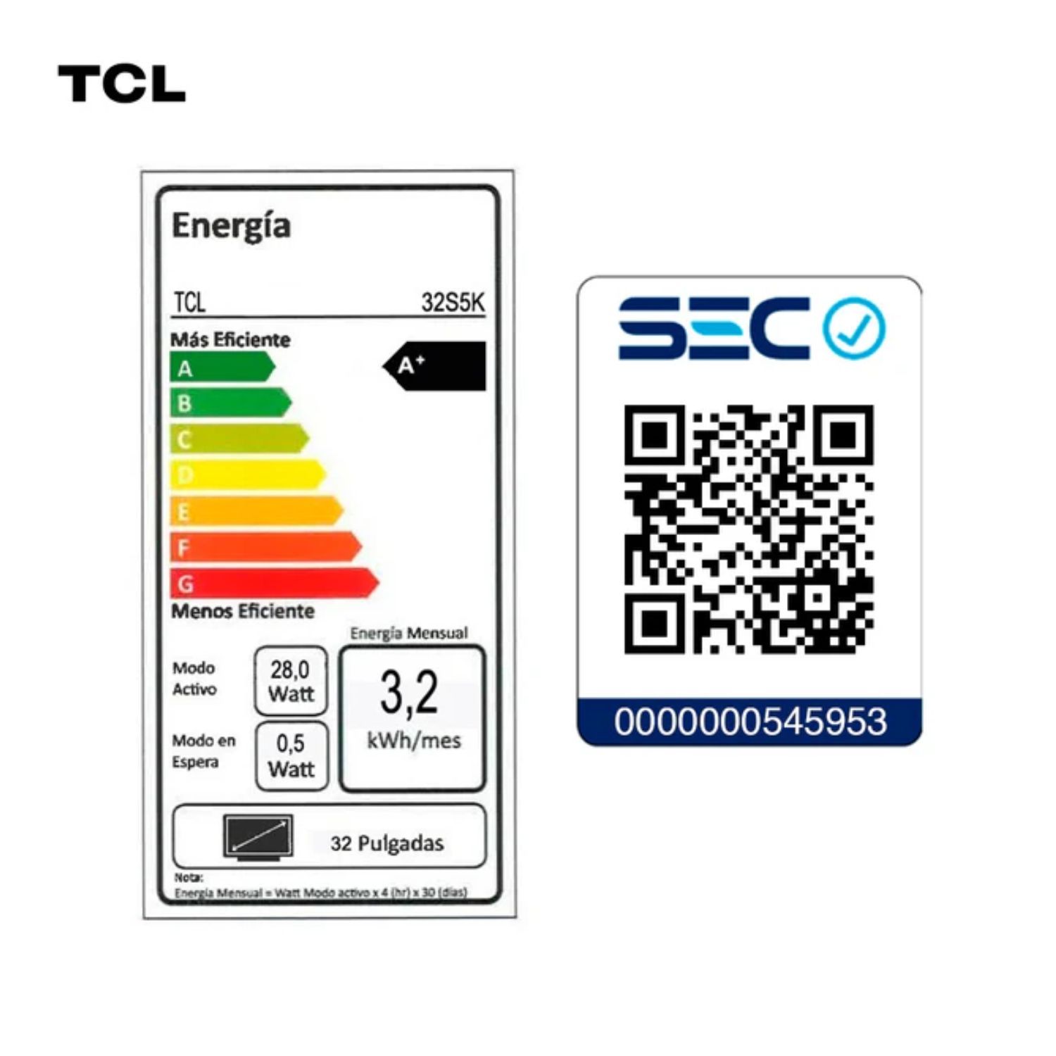 TELEVISOR TCL 32 QLED FULL HD SMART TV 32S5K GOOGLE TV - 8