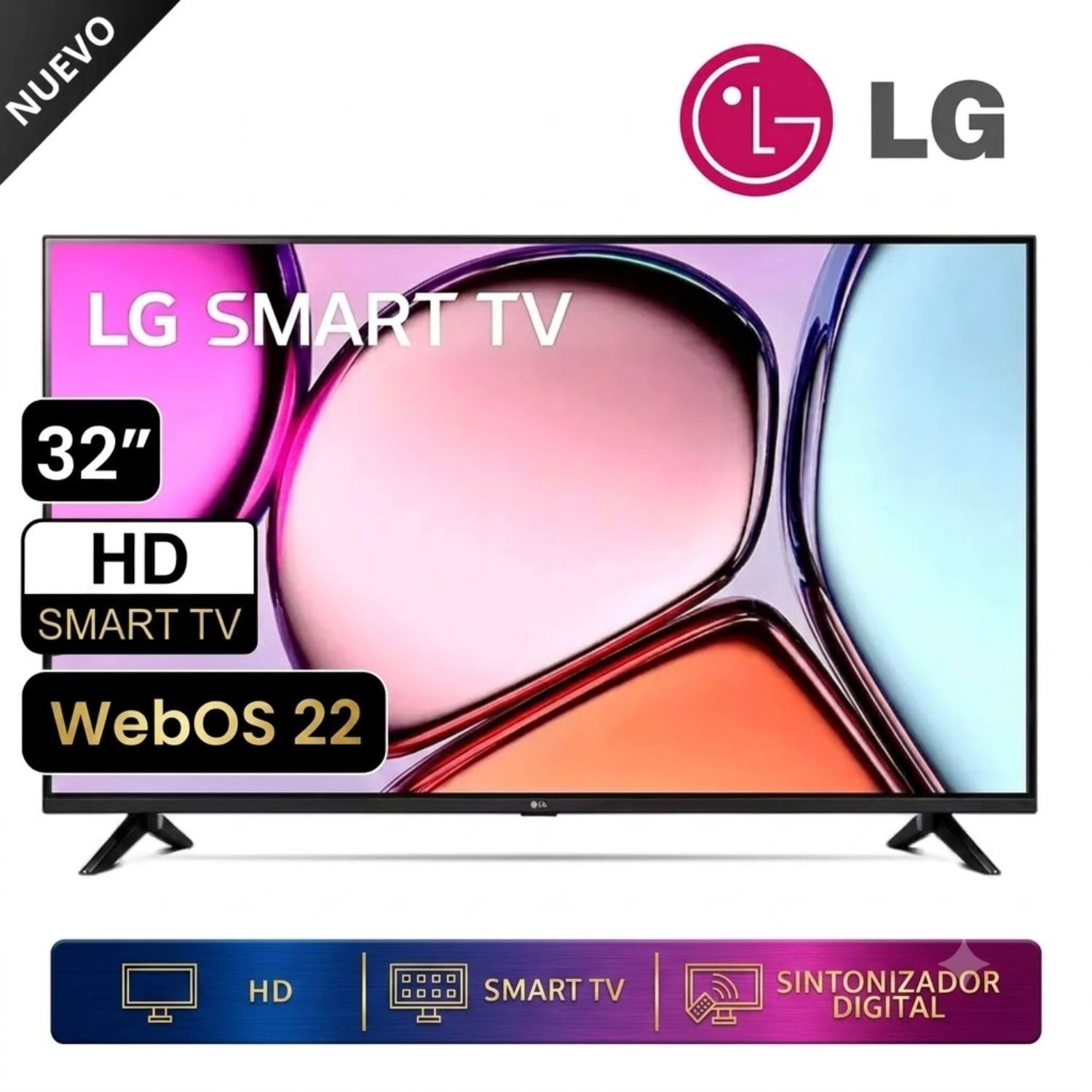 TELEVISOR LG LED 32 HD SMART TV 32LR600BPSC - 1