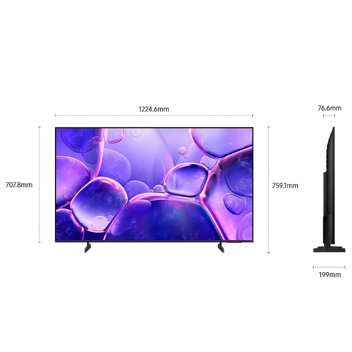TELEVISOR SMART SAMSUNG 55 4K UHD CRYSTAL TIZEN UN55U8000FGXPE - 2