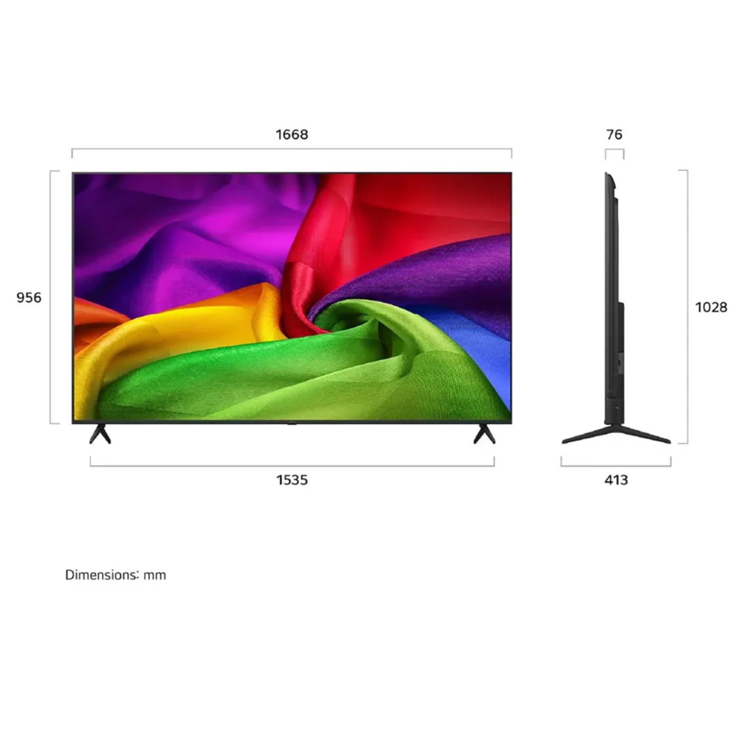 TELEVISOR LG 75” NANO 4K UHD AI SMART TV 75NU800BPSB 2026 - 2