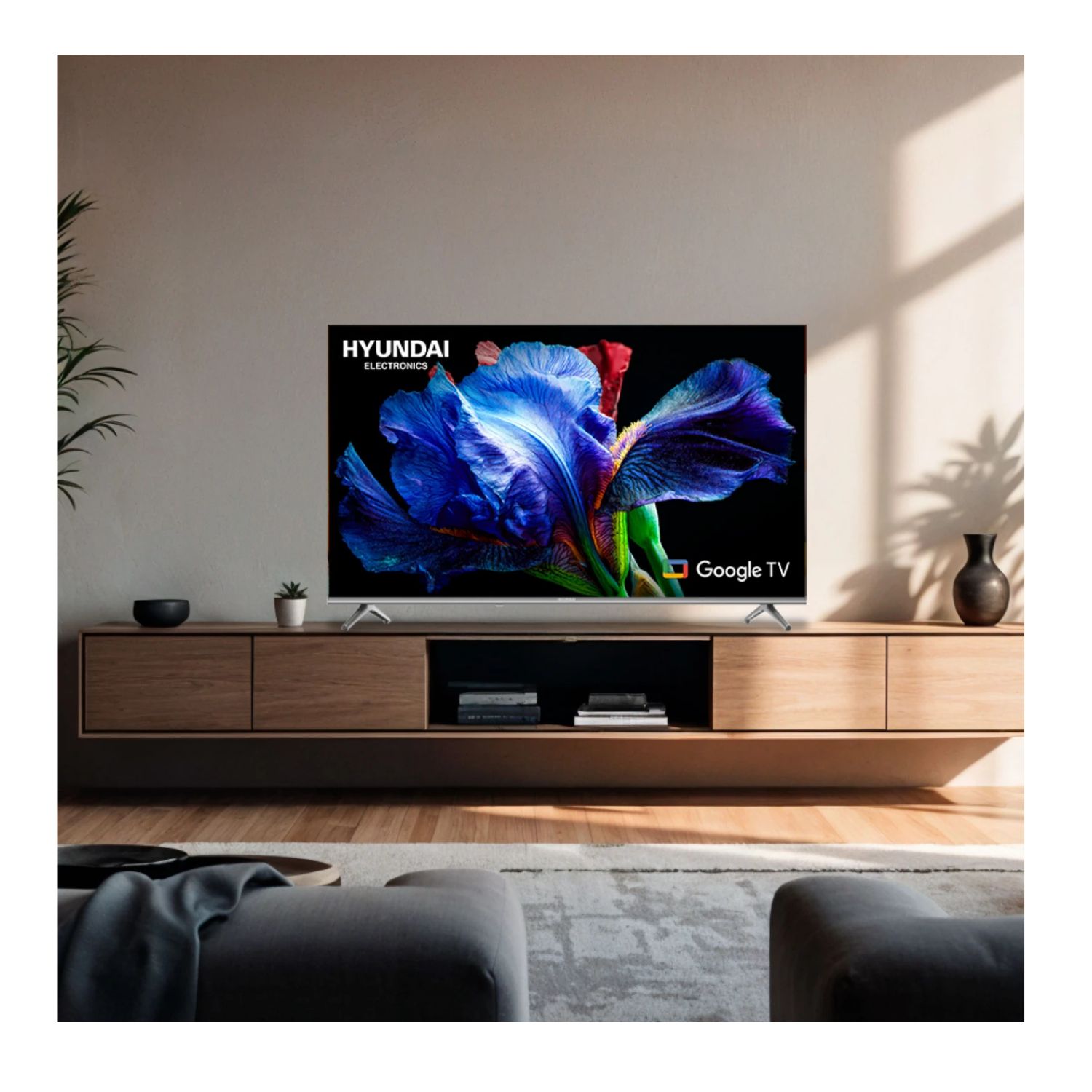 TELEVISOR HYUNDAI 43 QLED SMART TV FHD GOOGLE TV HYLED4326QG - 4