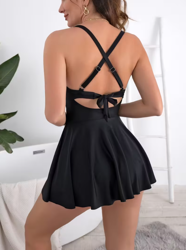 SEXY ENTERIZO CON ESCOTE (TIPO VESTIDO) - 2
