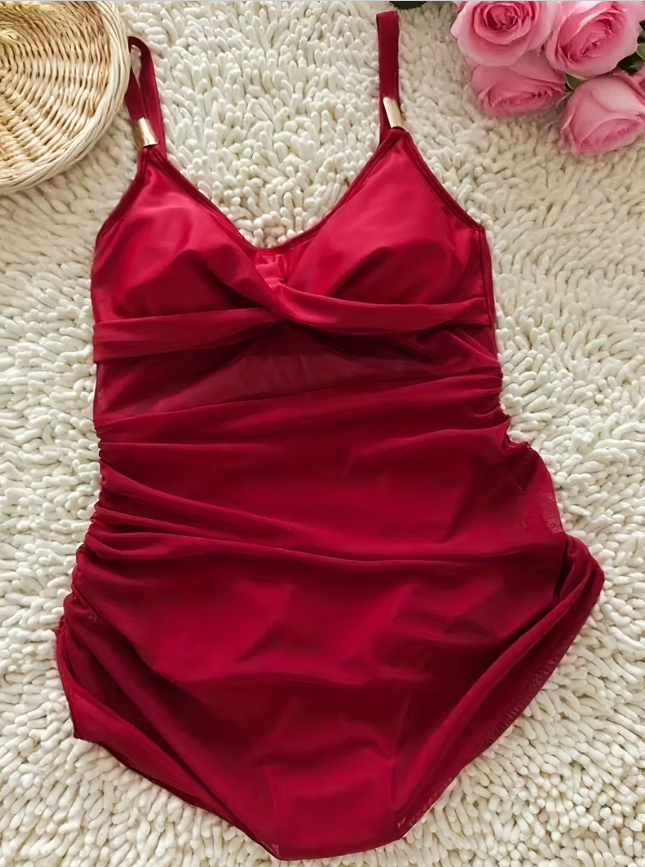 SEXY ENTERIZO ALMENDRA (TIPO VESTIDO) - 2