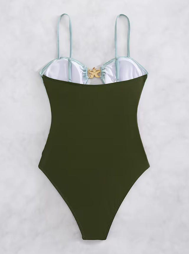 SEXY TRIKINI VALERIE - DISEÑO ESTRELLA- CON COPAS REMPOVIBLES - 3