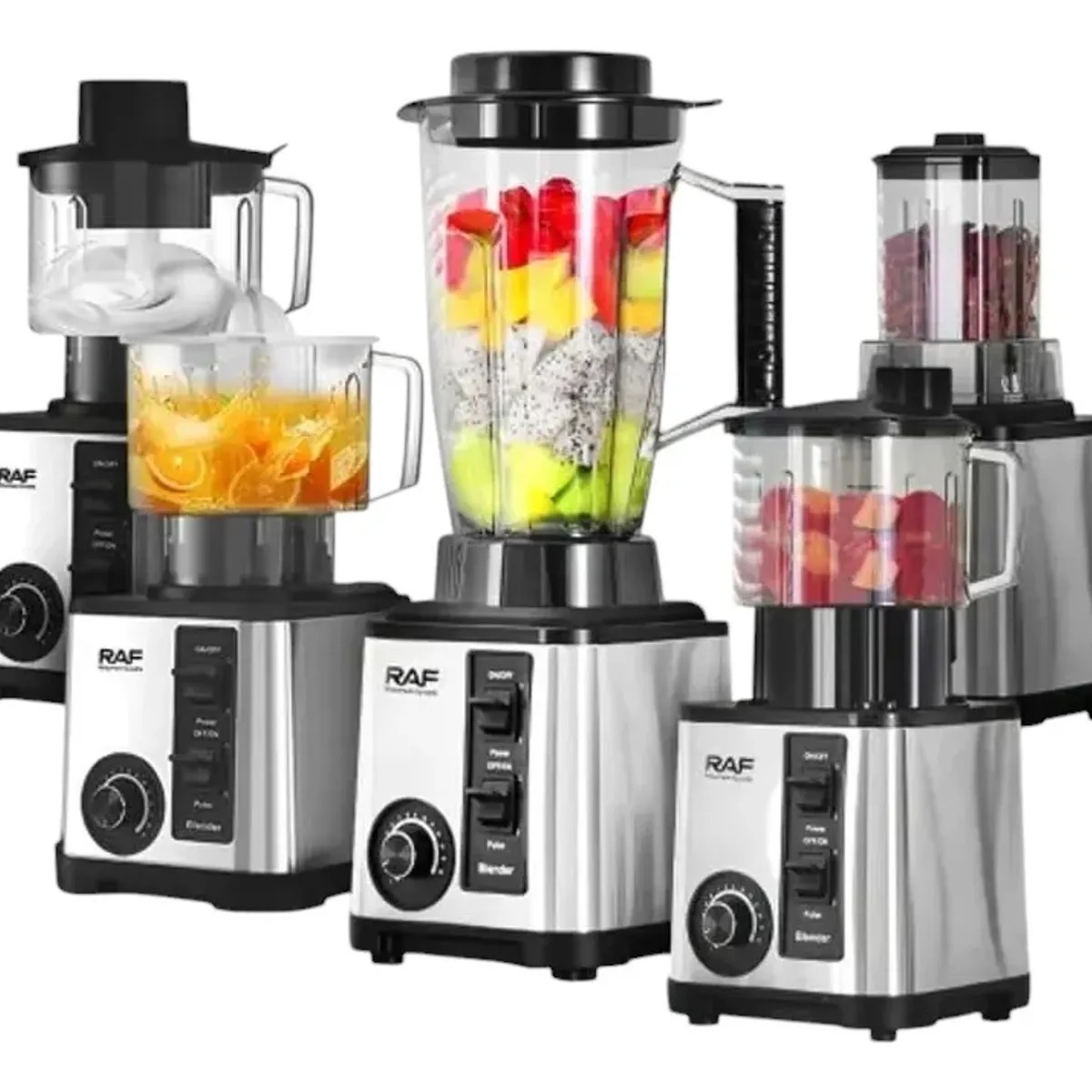 LICUADORA RAF 05 EN 1, TRITURA HIELO, 2600 WATTS Y 15 VELOCIDADES - 2