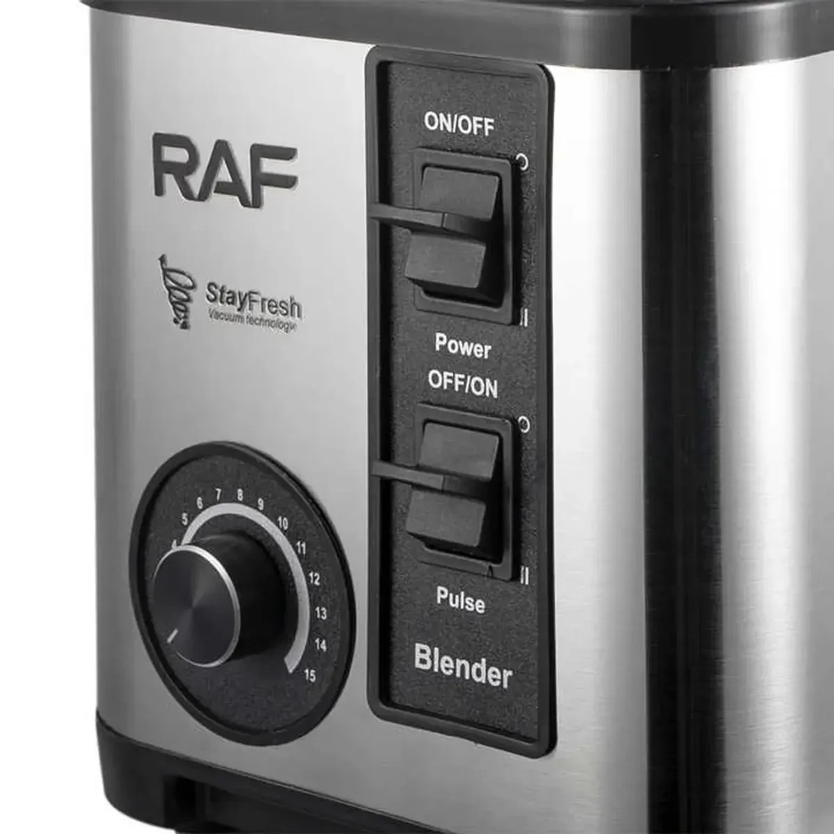 LICUADORA RAF 05 EN 1, TRITURA HIELO, 2600 WATTS Y 15 VELOCIDADES - 3