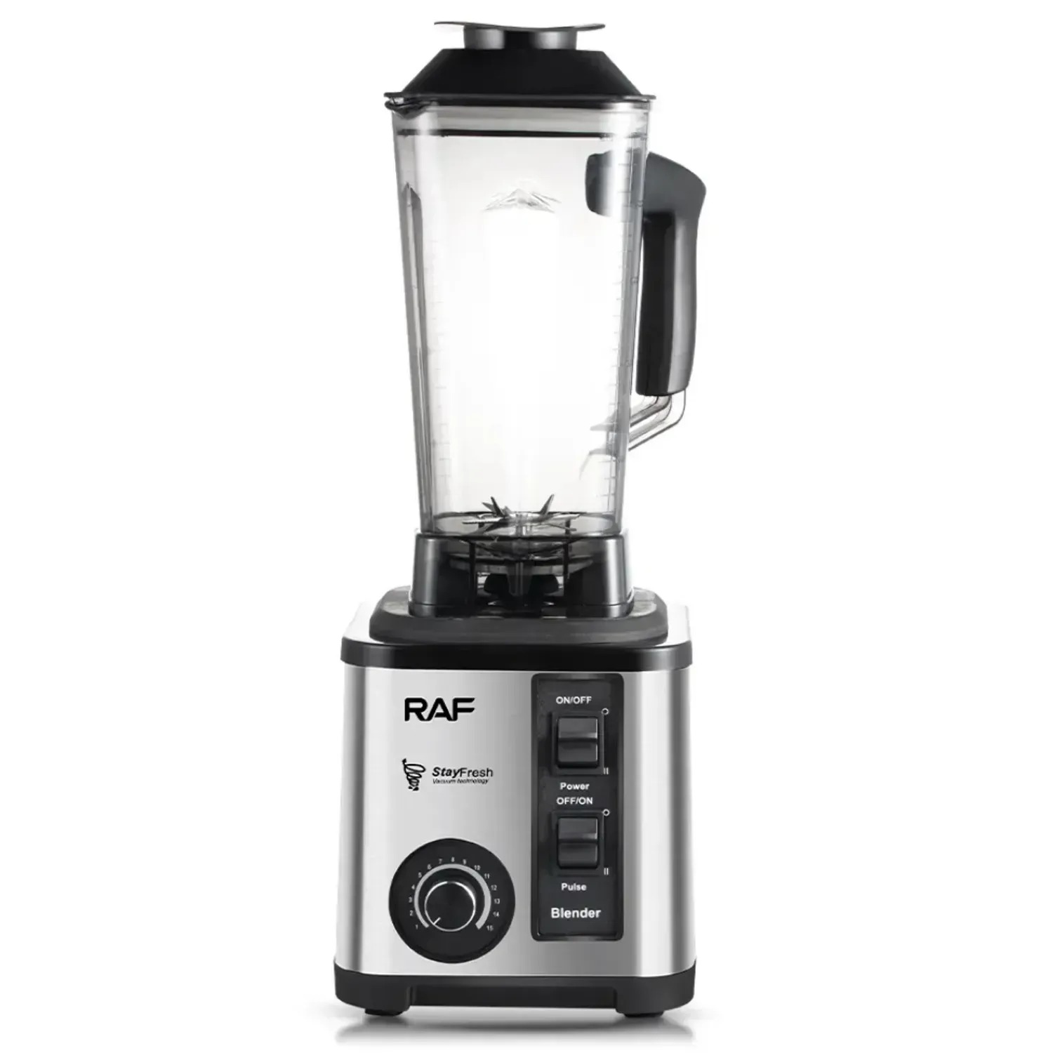 LICUADORA RAF 3 EN 1, TRITURA HIELO, 2600 WATTS Y 15 VELOCIDADES - 4