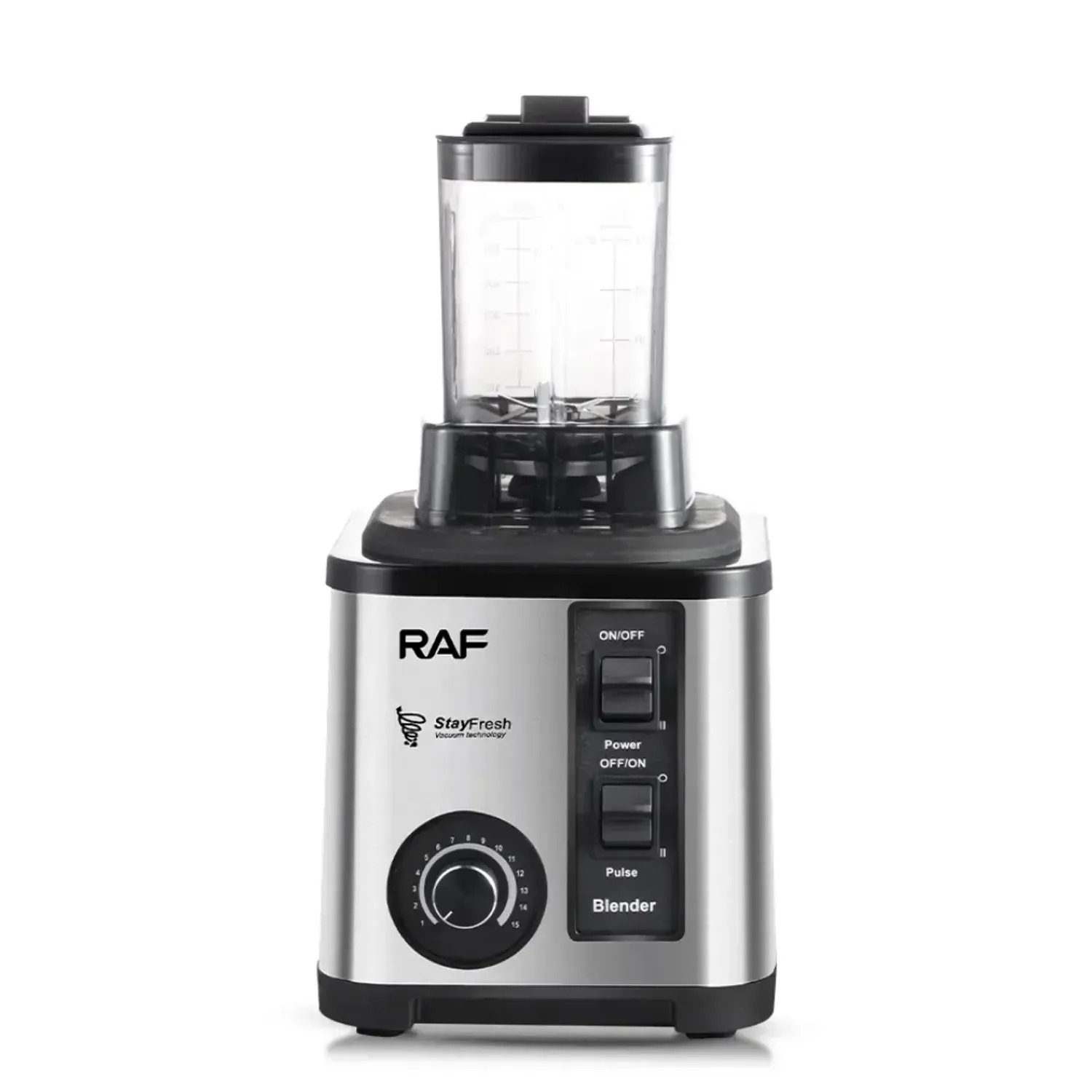 LICUADORA RAF 3 EN 1, TRITURA HIELO, 2600 WATTS Y 15 VELOCIDADES - 5