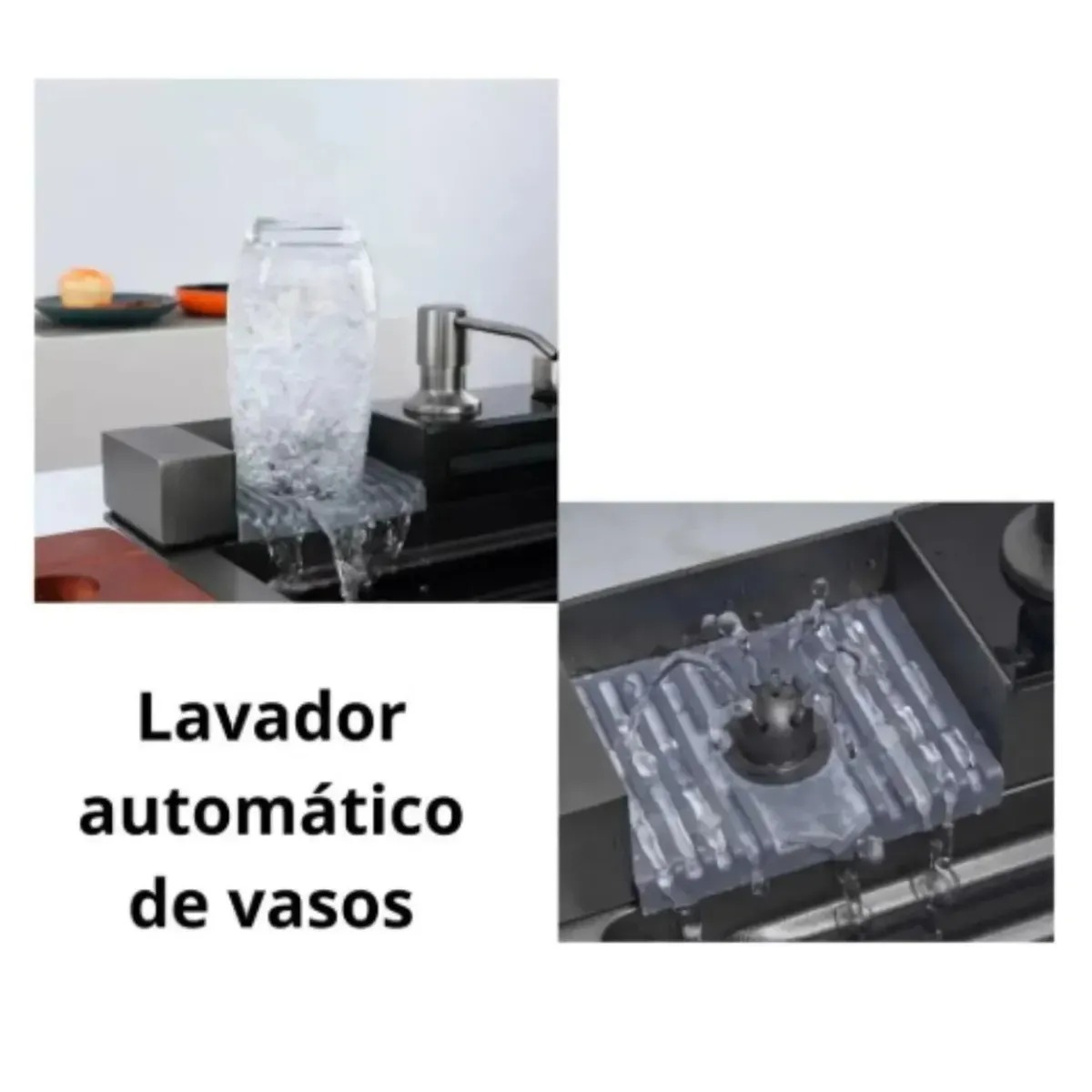 LAVADERO MULTIFUNCIONAL DE COCINA 7 EN 1 CON LUCES 5 TECLAS + MEZCLADORA - 6