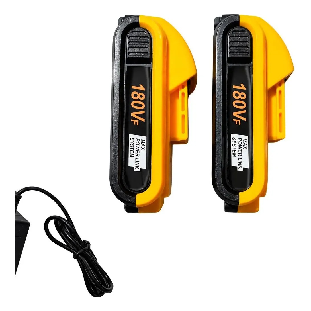 TALADRO CON 2 BATERIAS COLOR AMARILLO Y NEGRO BATERIA 108V - 4