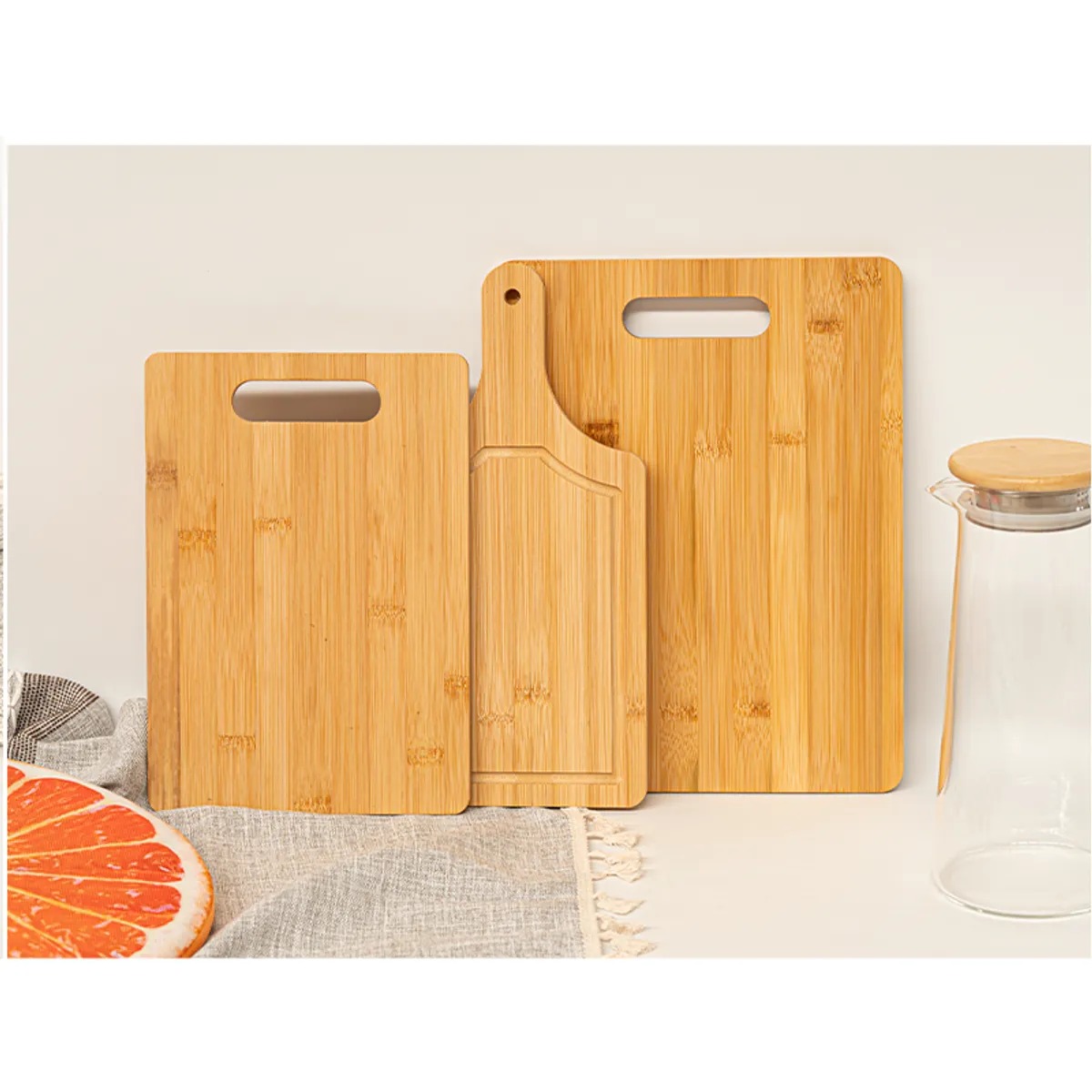 KIT DE 3 TABLAS PARA PICAR DE BAMBU - 5