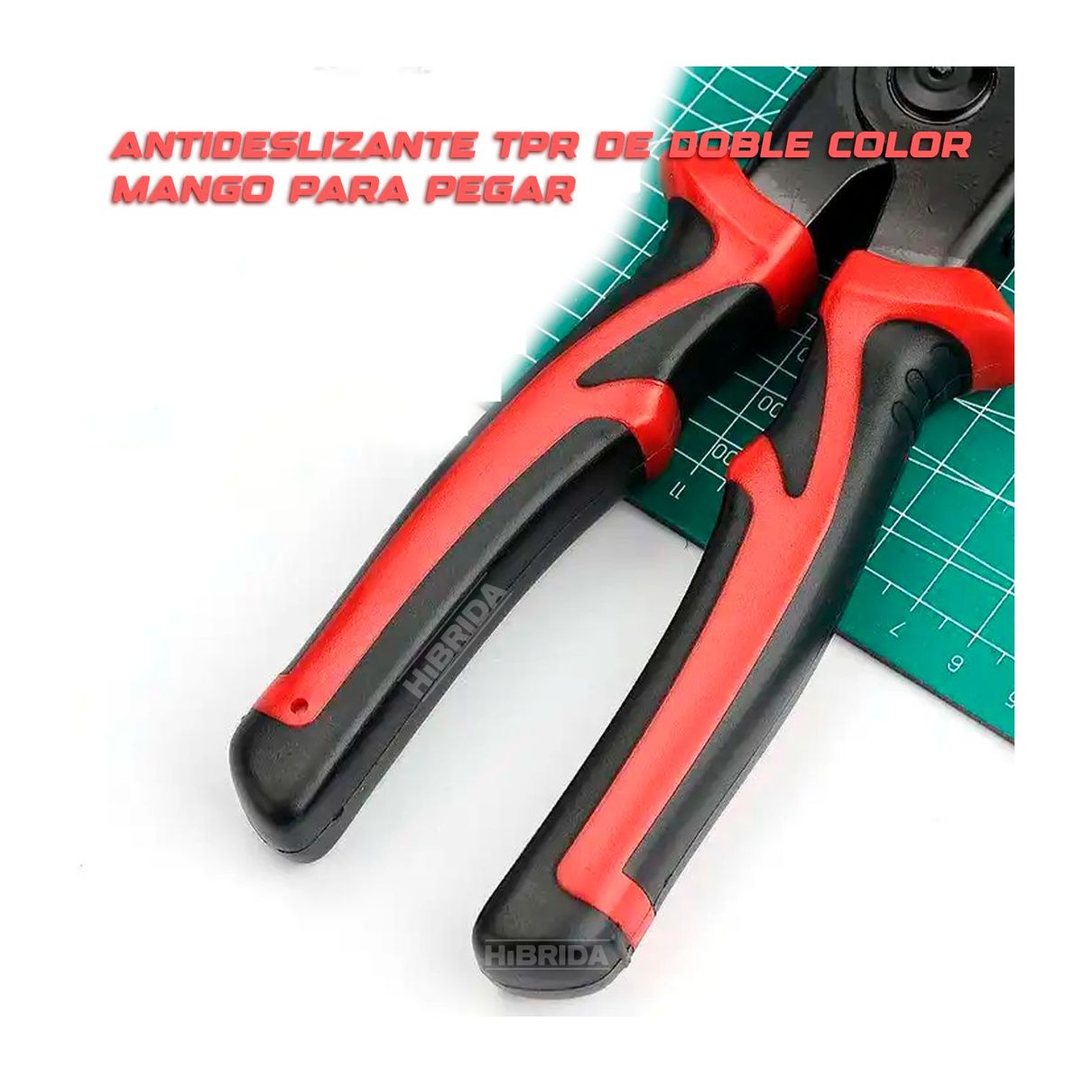 ALICATE MULTIFUNCIONAL 5 PIEZAS INTERCAMBIABLES COLOR ROJO Y NEGRO - 6