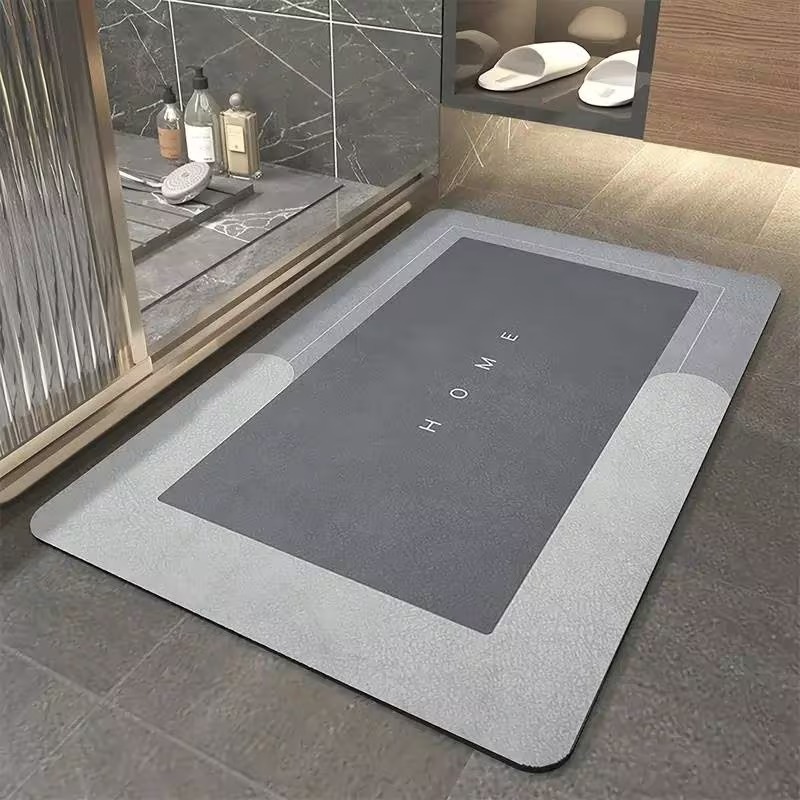 TAPETE DE BAÑO ALFOMBRA PISO SUAVE ABSORVENTE - 6