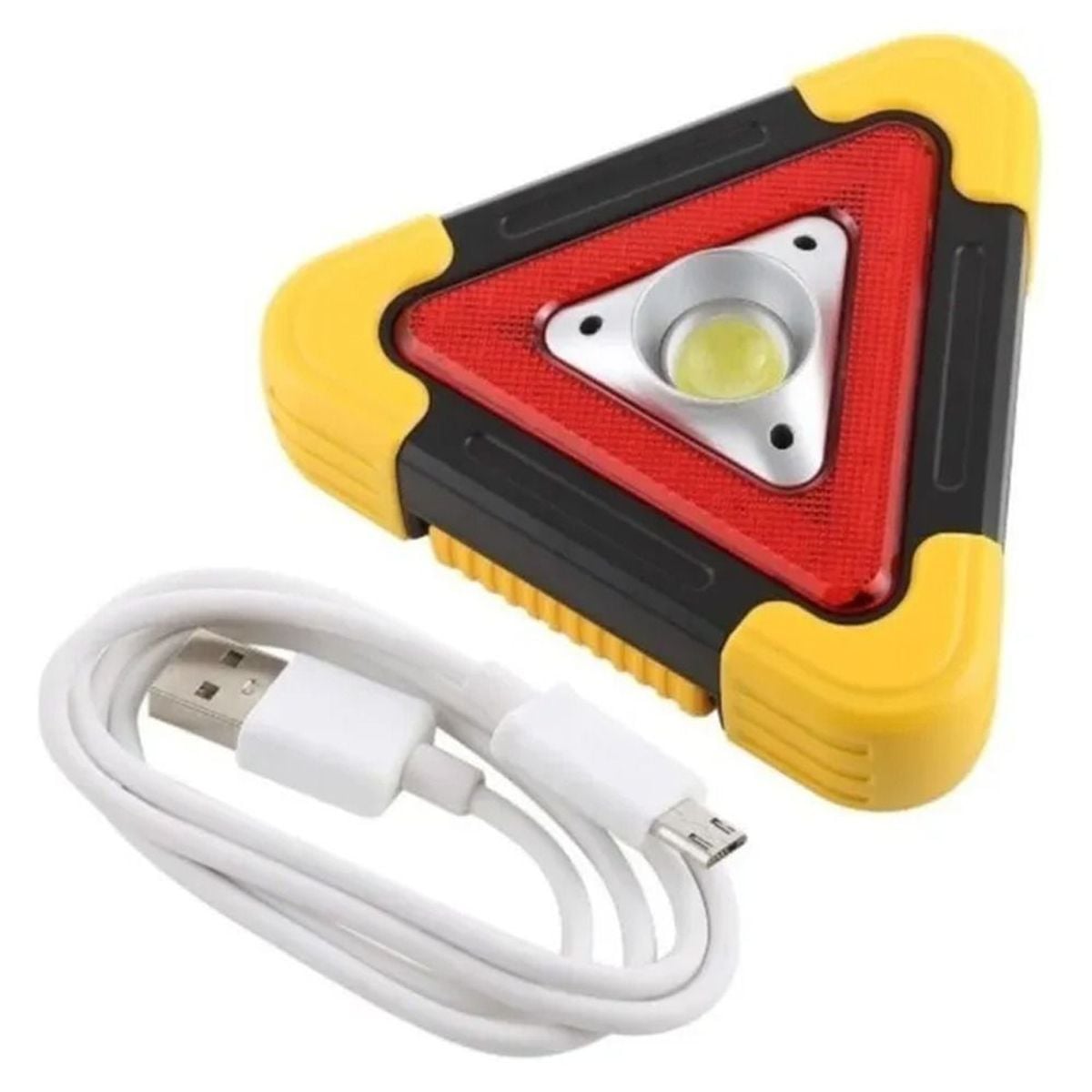LUZ DE EMERGENCIA TRIANGULO PEQUEÑO LED COB 500 LUMENS MULTIFUNCIONAL PARA AUTO COD HB-6609 - 3