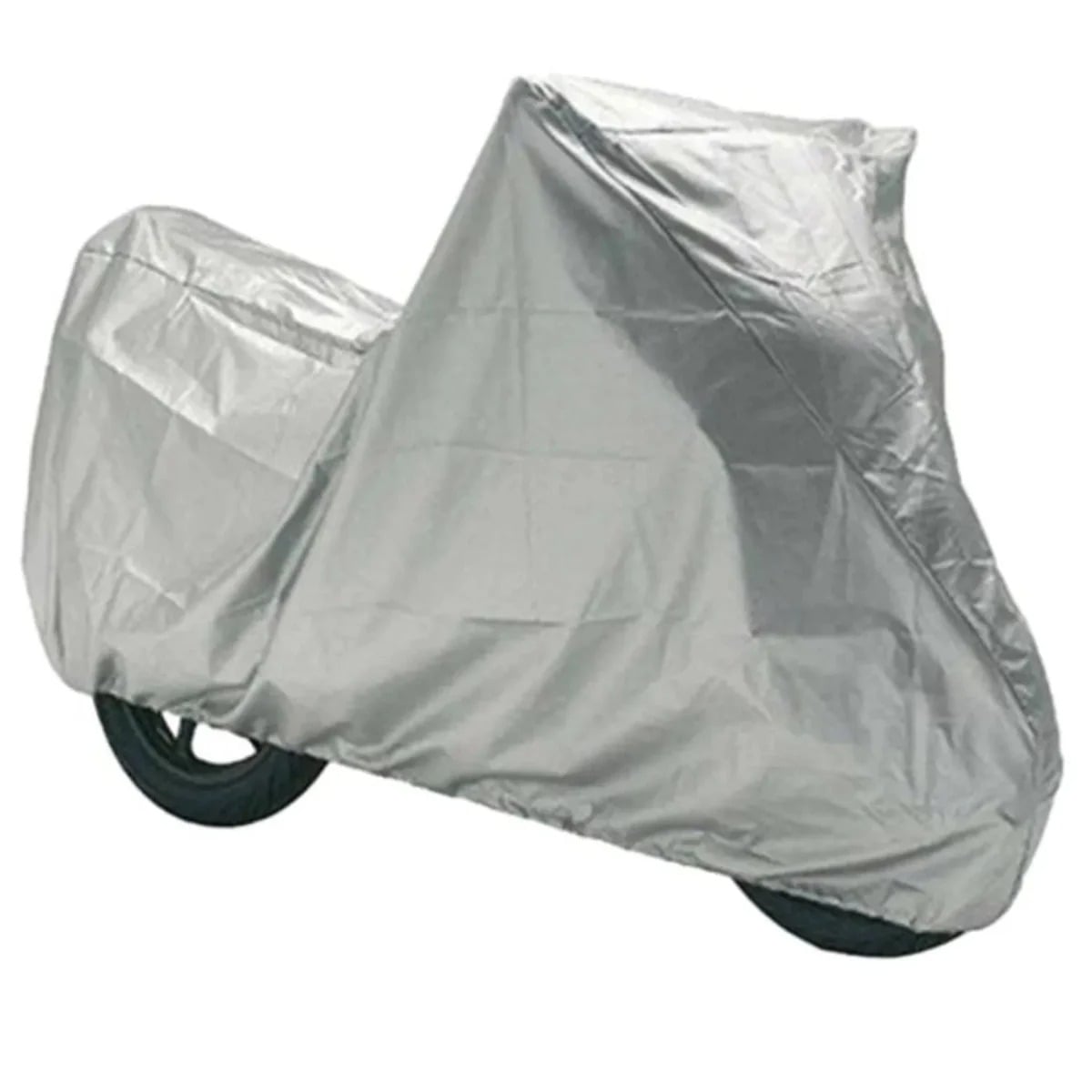COBERTOR DE MOTOCICLETA FUNDA IMPERMEABLE COLOR GRIS 130 X 230 CM - 2