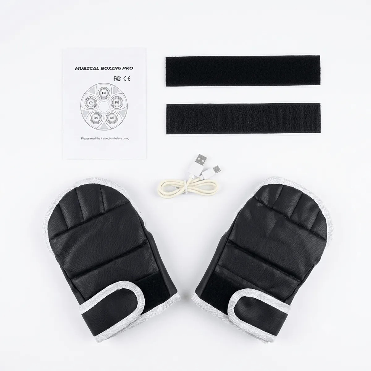MAQUINA DE BOXEO INTELIGENTE CON MUSICA BLUETOOTH, GUANTES DE ENTRENAMIENTO, LUZ LED. - 5