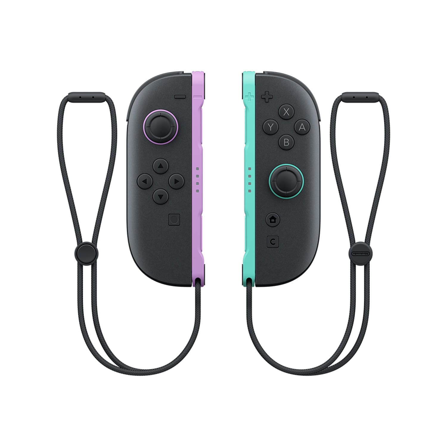 JOY CON NINTENDO SWITCH 2 LIGHT PURPLE / LIGHT GREEN - 2