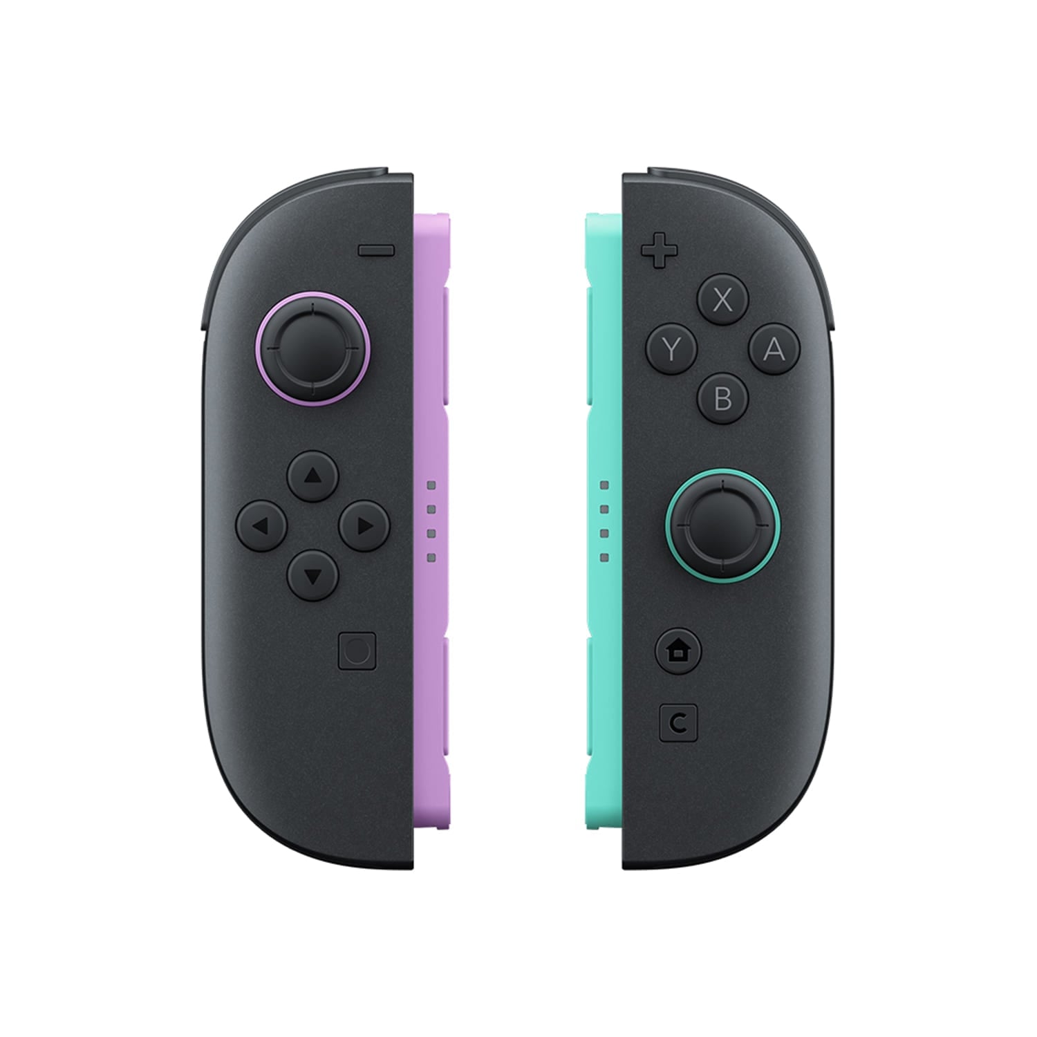 JOY CON NINTENDO SWITCH 2 LIGHT PURPLE / LIGHT GREEN - 3